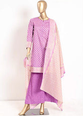 Musfira Printed Lawn 3 Piece Unstitched Suit M24PL-28B