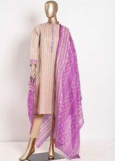 Musfira Printed Lawn 3 Piece Unstitched Suit M24PL-30B