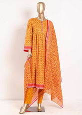 Musfira Printed Lawn 3 Piece Unstitched Suit M24PL-32A