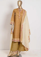 Musfira Printed Lawn 3 Piece Unstitched Suit M24PL-36A