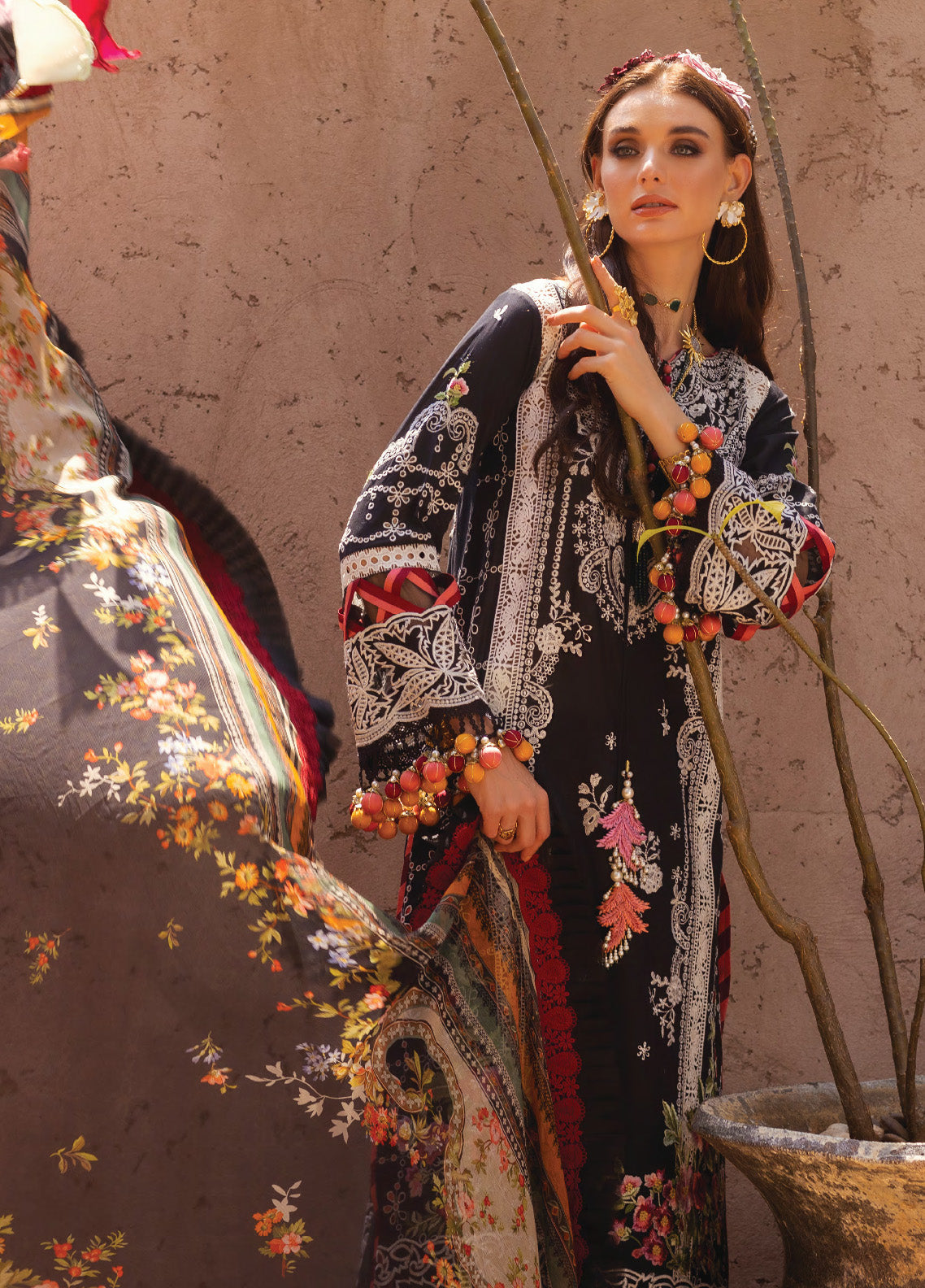 Neroli By Annus Abrar Luxury Embroidered Lawn 3 Piece Unstitched Suit AA24NLL-01 AYLA Neroli By Annus Abrar Luxury Embroidered Lawn 3 Piece Unstitched Suit AA24NLL-01 AYLA