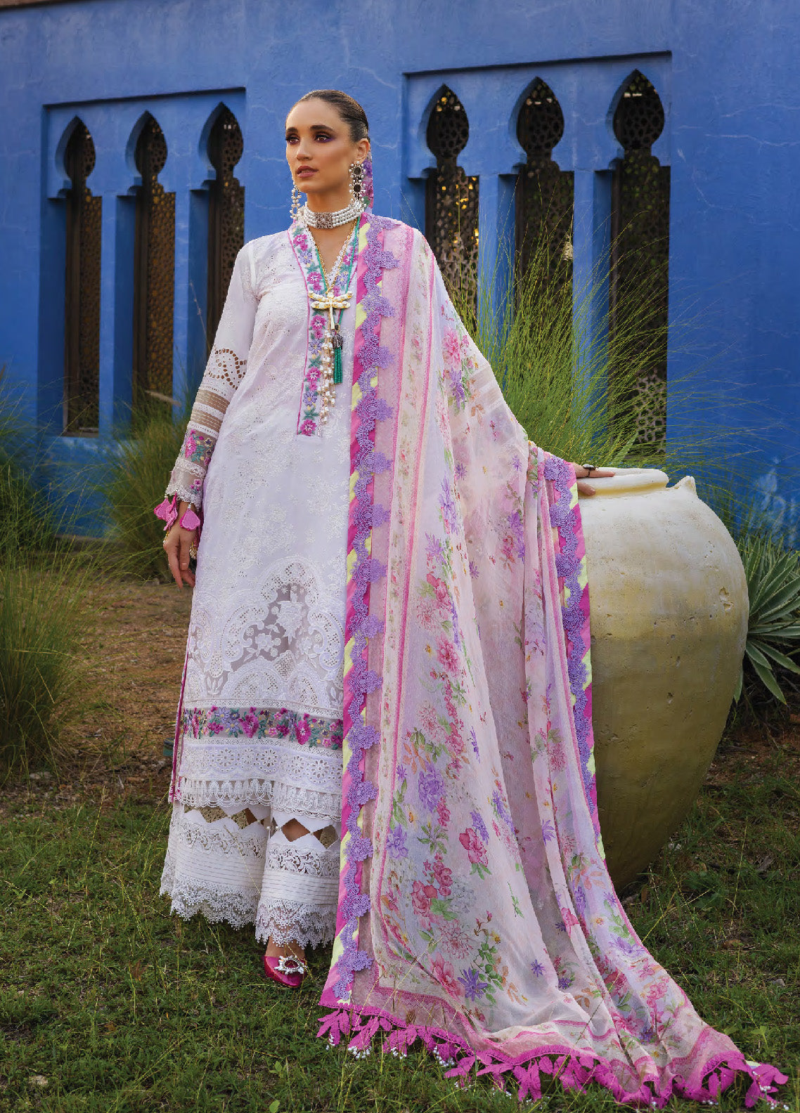 Neroli By Annus Abrar Luxury Embroidered Lawn 3 Piece Unstitched Suit AA24NLL-02 SOFI Neroli By Annus Abrar Luxury Embroidered Lawn 3 Piece Unstitched Suit AA24NLL-02 SOFI
