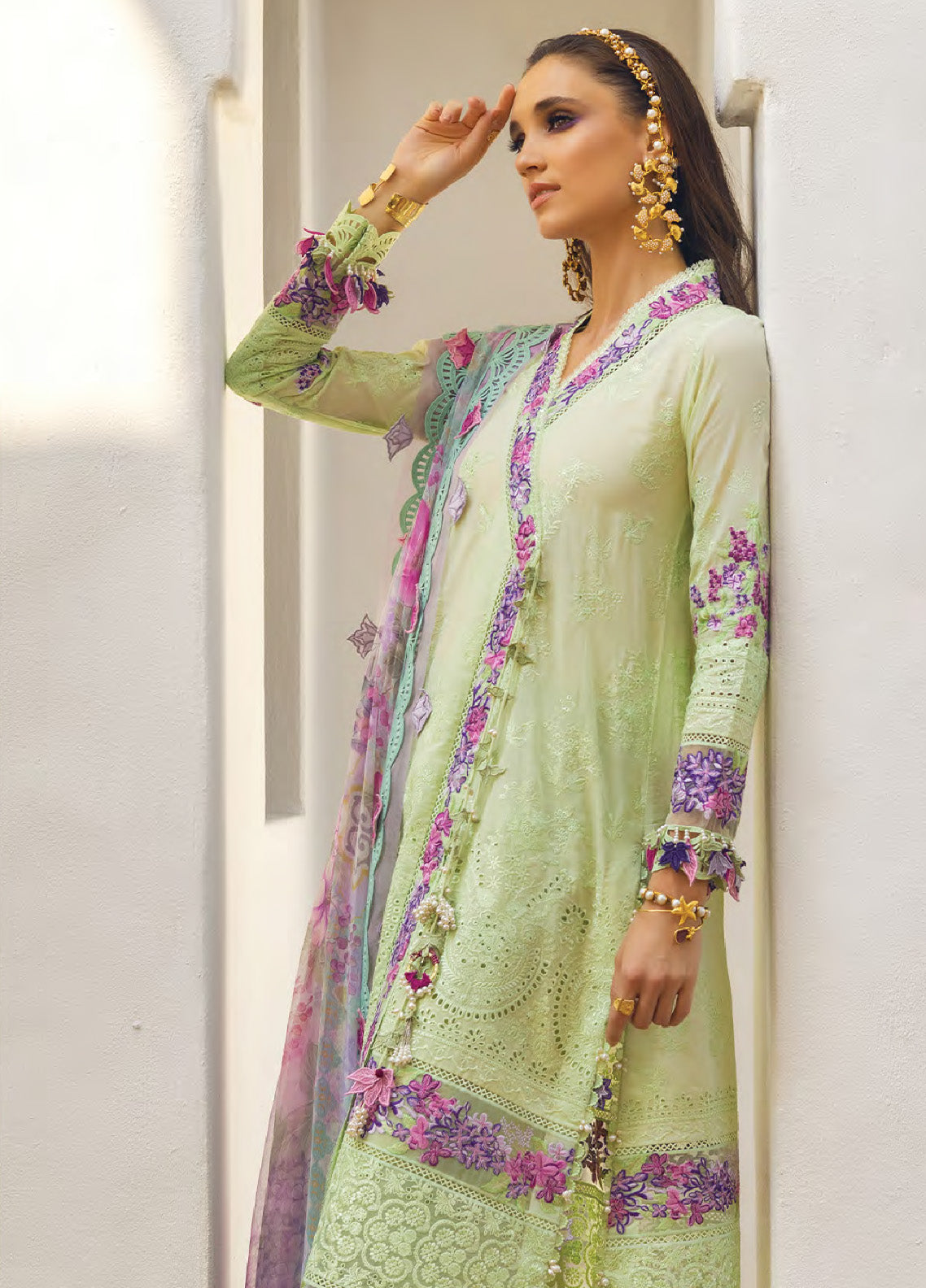 Neroli By Annus Abrar Luxury Embroidered Lawn 3 Piece Unstitched Suit AA24NLL-03 AMANI Neroli By Annus Abrar Luxury Embroidered Lawn 3 Piece Unstitched Suit AA24NLL-03 AMANI