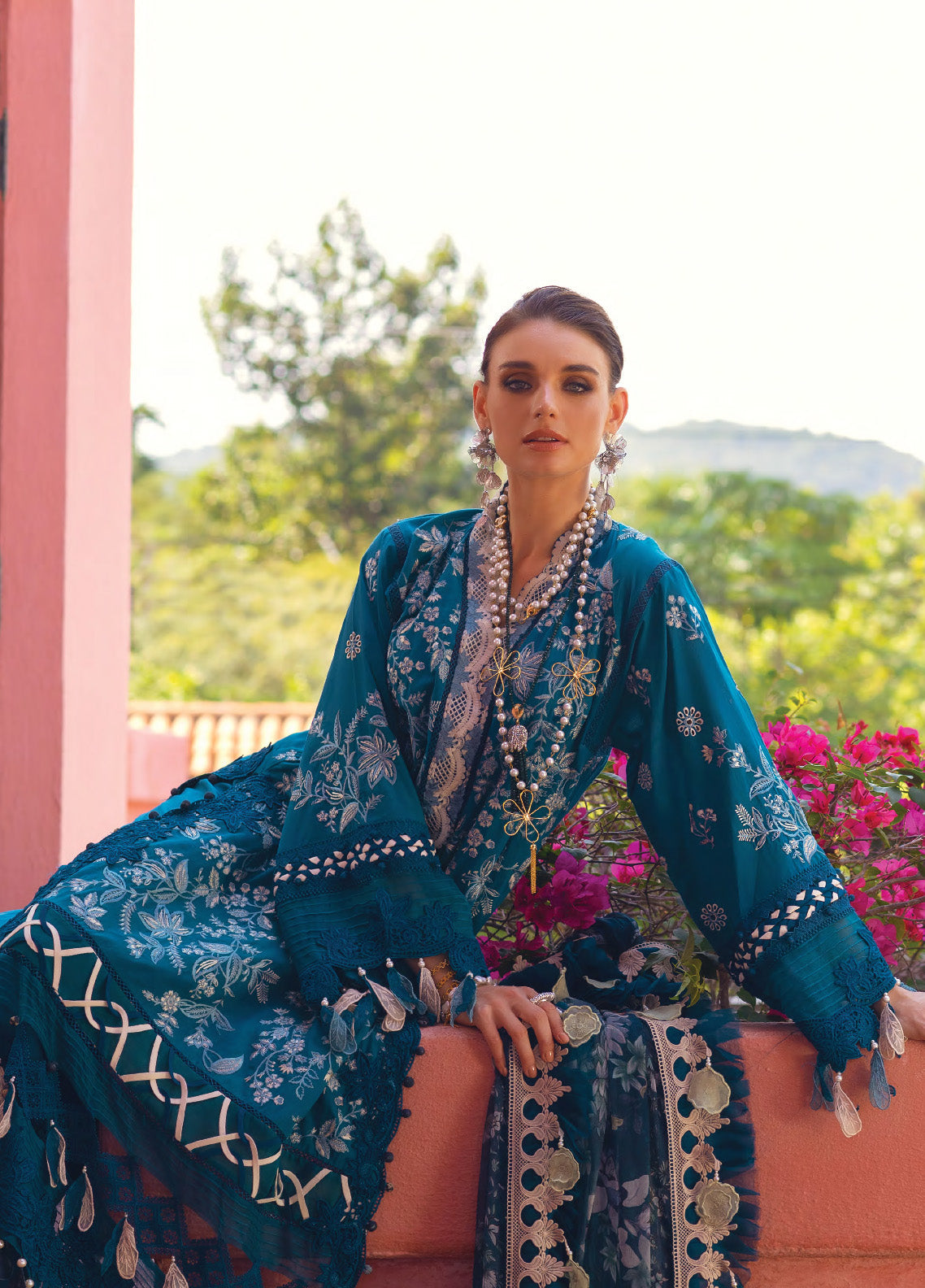Neroli By Annus Abrar Luxury Embroidered Lawn 3 Piece Unstitched Suit AA24NLL-05 RIBA Neroli By Annus Abrar Luxury Embroidered Lawn 3 Piece Unstitched Suit AA24NLL-05 RIBA