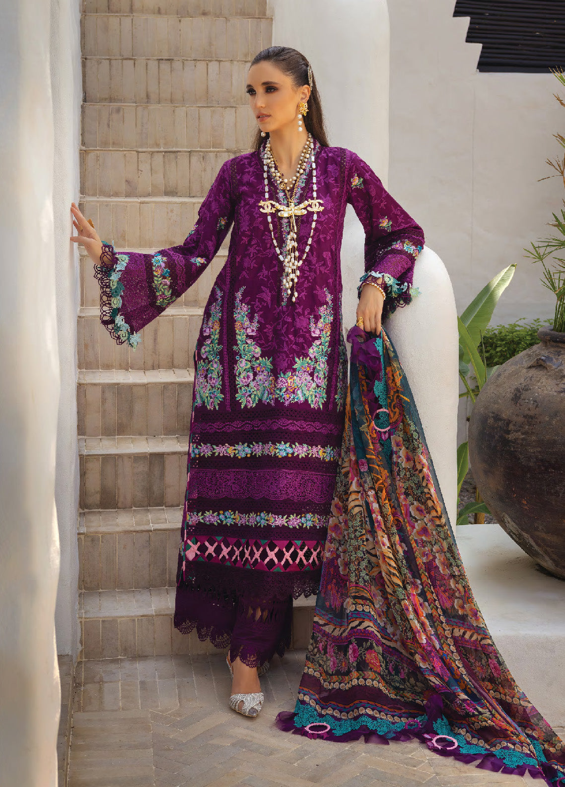 Neroli By Annus Abrar Luxury Embroidered Lawn 3 Piece Unstitched Suit AA24NLL-07 ZOLIA Neroli By Annus Abrar Luxury Embroidered Lawn 3 Piece Unstitched Suit AA24NLL-07 ZOLIA