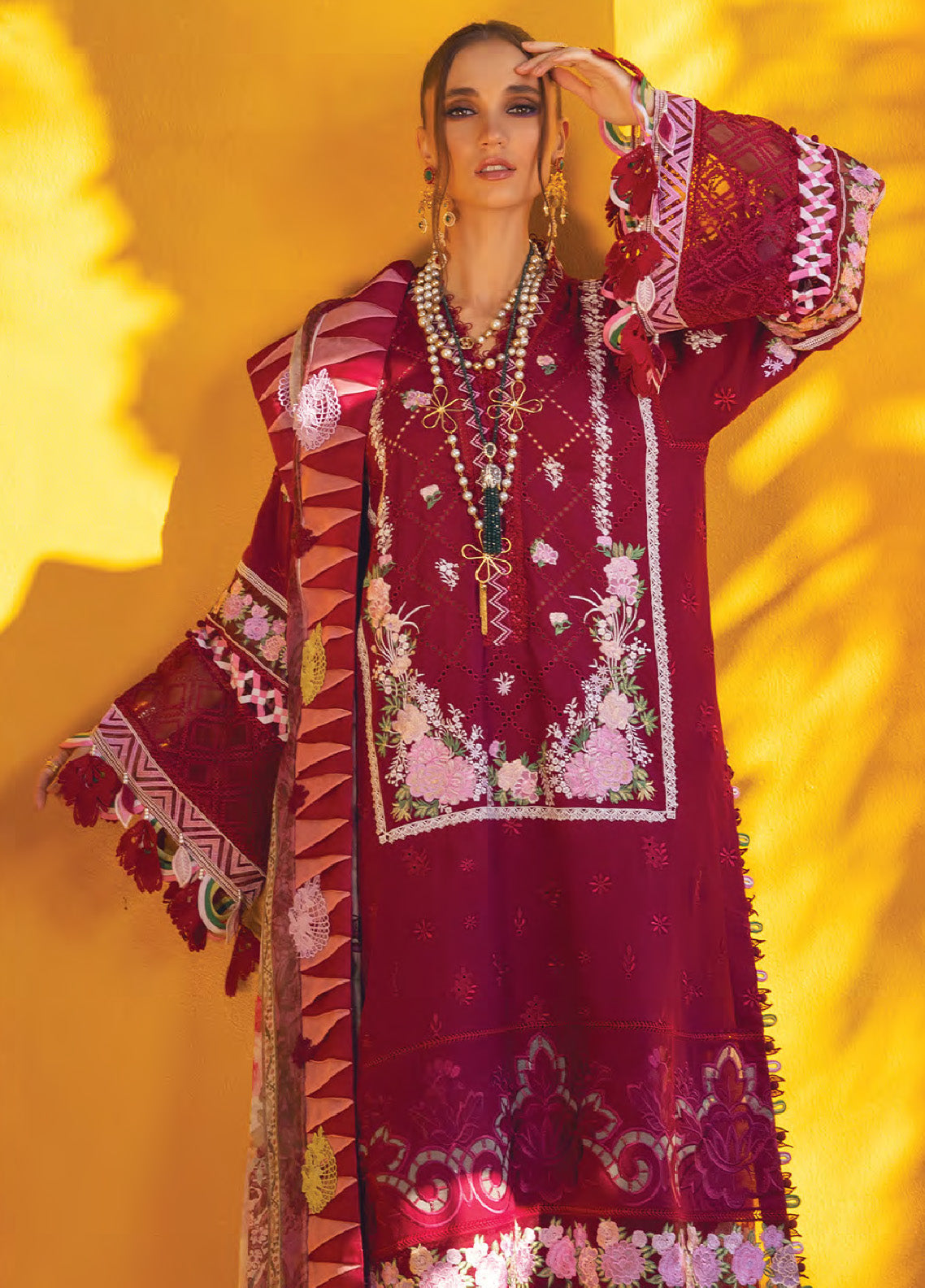 Neroli By Annus Abrar Luxury Embroidered Lawn 3 Piece Unstitched Suit AA24NLL-08 MELIA Neroli By Annus Abrar Luxury Embroidered Lawn 3 Piece Unstitched Suit AA24NLL-08 MELIA