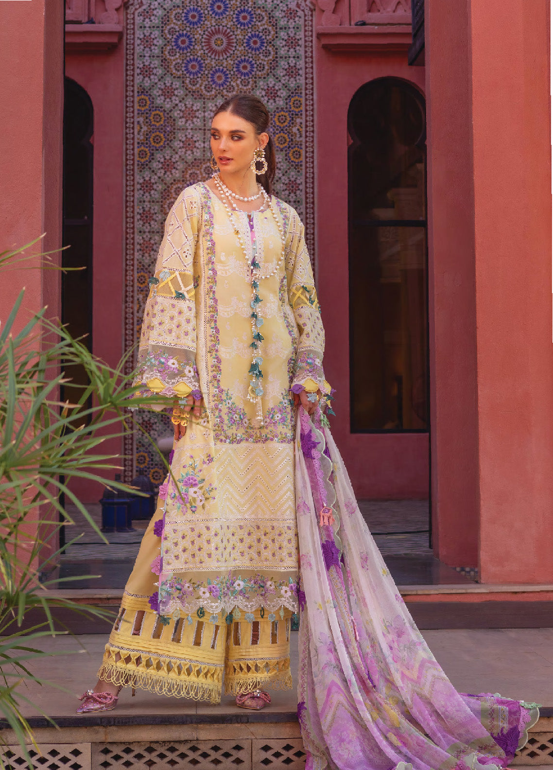 Neroli By Annus Abrar Luxury Embroidered Lawn 3 Piece Unstitched Suit AA24NLL-10 AMAYA Neroli By Annus Abrar Luxury Embroidered Lawn 3 Piece Unstitched Suit AA24NLL-10 AMAYA