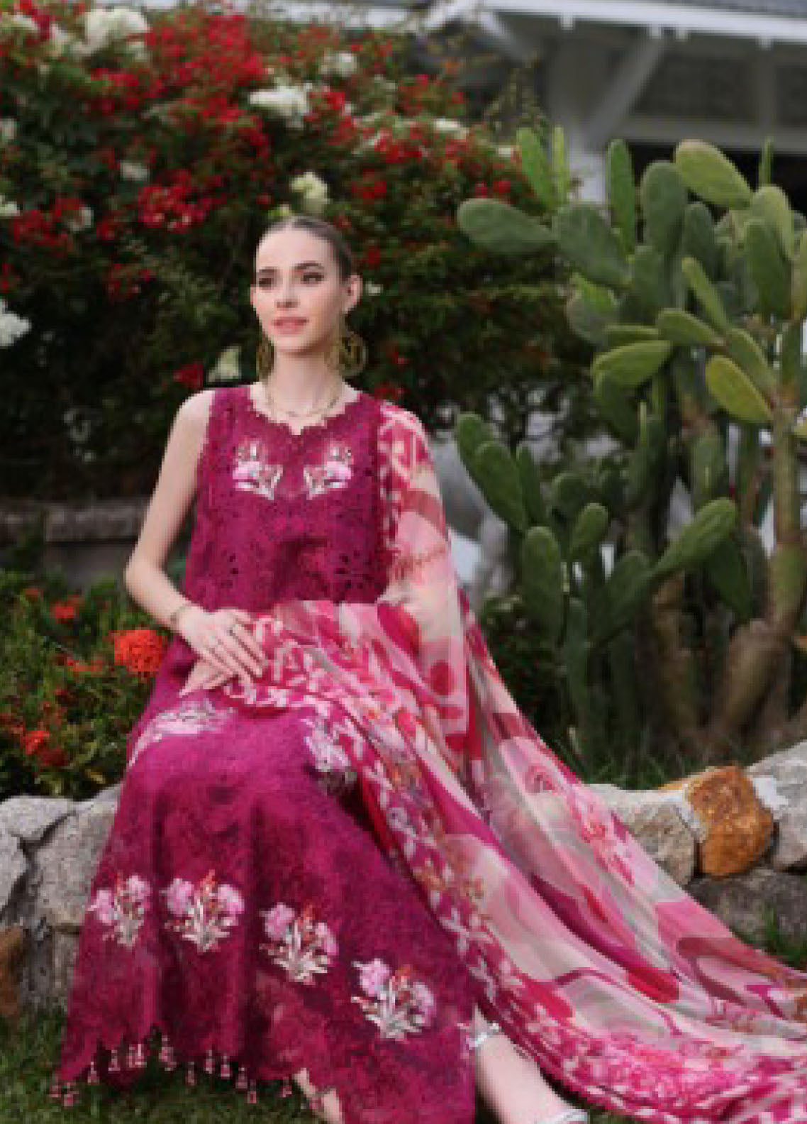Noor By Saadia Asad Luxury Chikankari Lawn 3 Piece Unstitched Suit NBSA24LCL D-10A Noor By Saadia Asad Luxury Chikankari Lawn 3 Piece Unstitched Suit NBSA24LCL D-10A