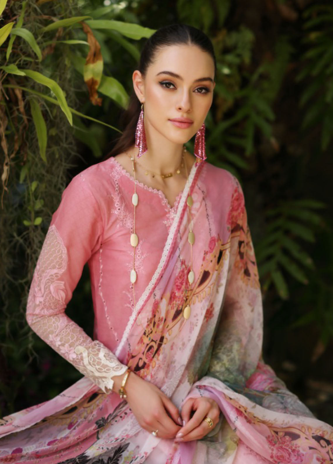 Noor By Saadia Asad Luxury Chikankari Lawn 3 Piece Unstitched Suit NBSA24LCL D-1A Noor By Saadia Asad Luxury Chikankari Lawn 3 Piece Unstitched Suit NBSA24LCL D-1A