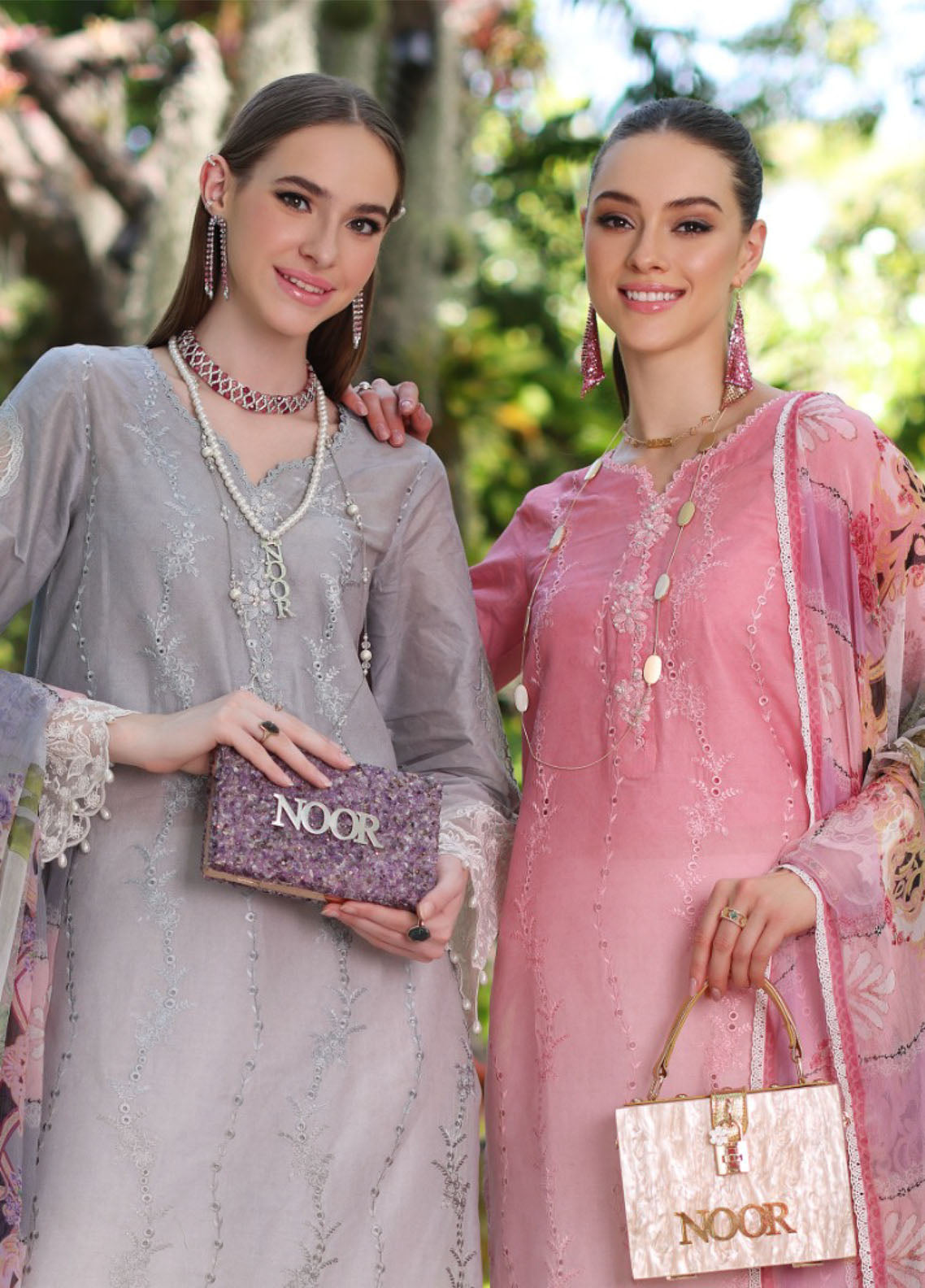 Noor By Saadia Asad Luxury Chikankari Lawn 3 Piece Unstitched Suit NBSA24LCL D-1A Noor By Saadia Asad Luxury Chikankari Lawn 3 Piece Unstitched Suit NBSA24LCL D-1A
