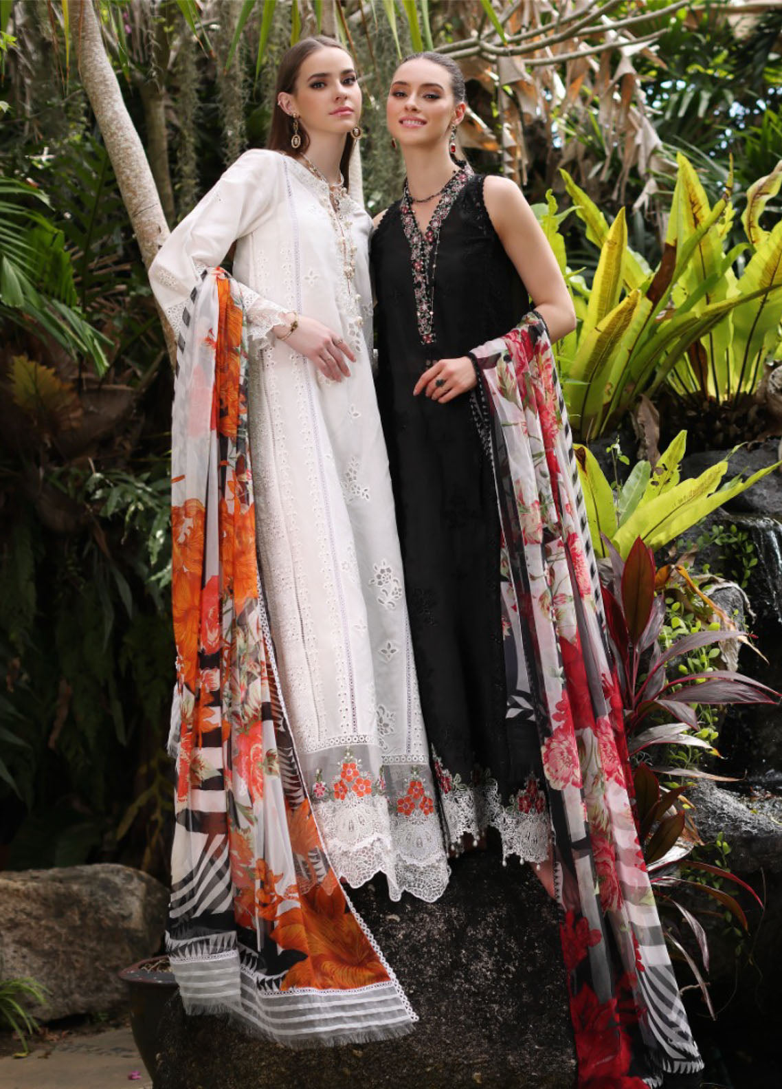 Noor By Saadia Asad Luxury Chikankari Lawn 3 Piece Unstitched Suit NBSA24LCL D-6A Noor By Saadia Asad Luxury Chikankari Lawn 3 Piece Unstitched Suit NBSA24LCL D-6A