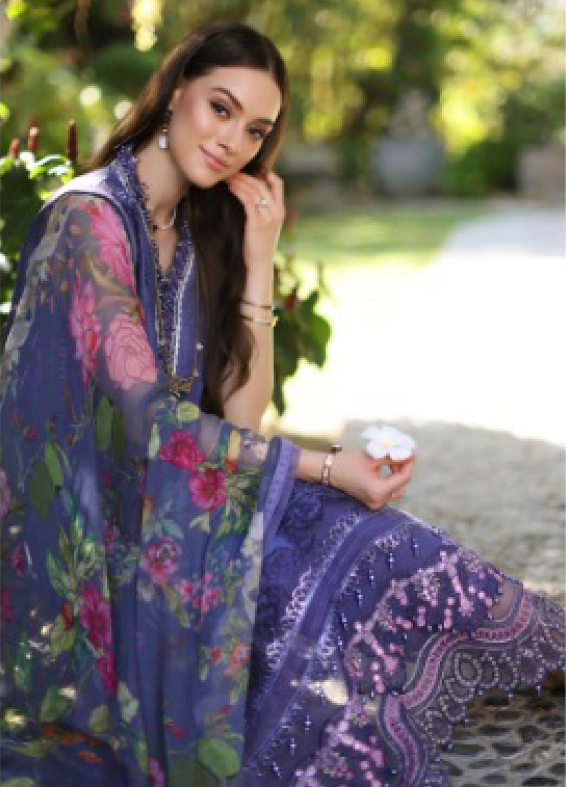 Noor By Saadia Asad Luxury Chikankari Lawn 3 Piece Unstitched Suit NBSA24LCL D-8A Noor By Saadia Asad Luxury Chikankari Lawn 3 Piece Unstitched Suit NBSA24LCL D-8A