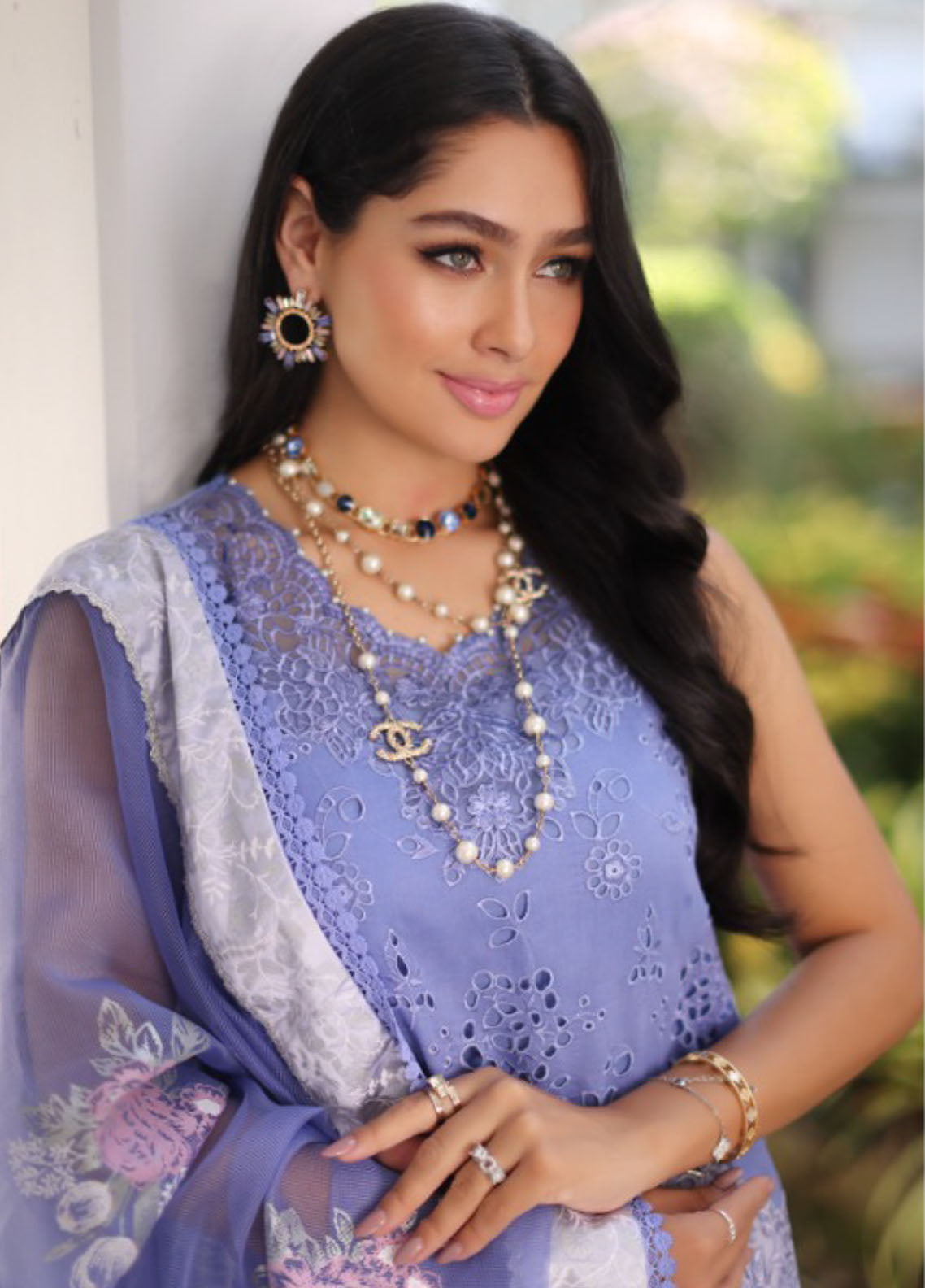 Noor By Saadia Asad Luxury Chikankari Lawn 3 Piece Unstitched Suit NBSA24LCL D-9B Noor By Saadia Asad Luxury Chikankari Lawn 3 Piece Unstitched Suit NBSA24LCL D-9B