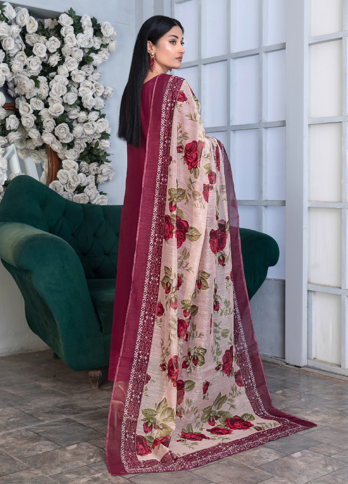 Noorjahan Mushq Chikankari Lawn 3 Piece Unstitched Suit NJ24MCLL-01 Noorjahan Mushq Chikankari Lawn 3 Piece Unstitched Suit NJ24MCLL-01
