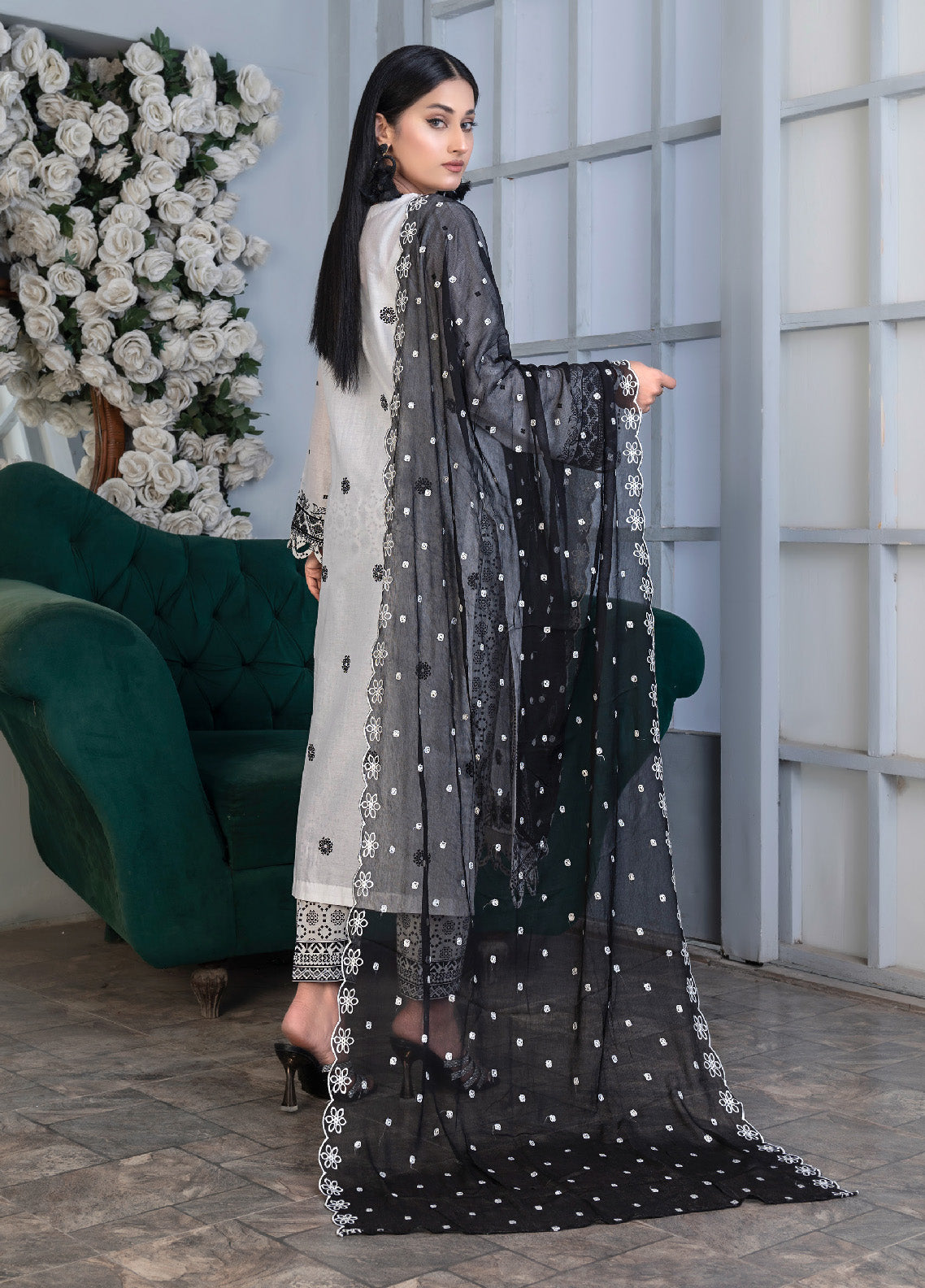 Noorjahan Mushq Chikankari Lawn 3 Piece Unstitched Suit NJ24MCLL-04 Noorjahan Mushq Chikankari Lawn 3 Piece Unstitched Suit NJ24MCLL-04
