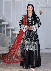 Noorjahan Mushq Chikankari Lawn 3 Piece Unstitched Suit NJ24MCLL-07