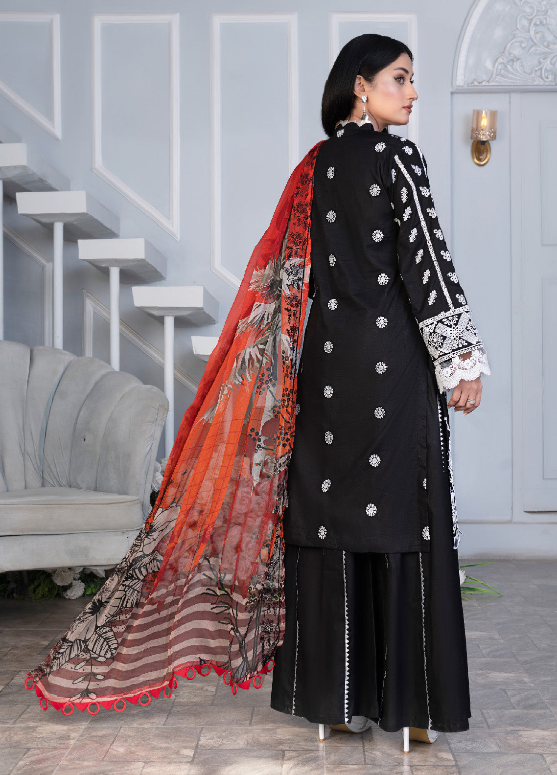 Noorjahan Mushq Chikankari Lawn 3 Piece Unstitched Suit NJ24MCLL-07 Noorjahan Mushq Chikankari Lawn 3 Piece Unstitched Suit NJ24MCLL-07