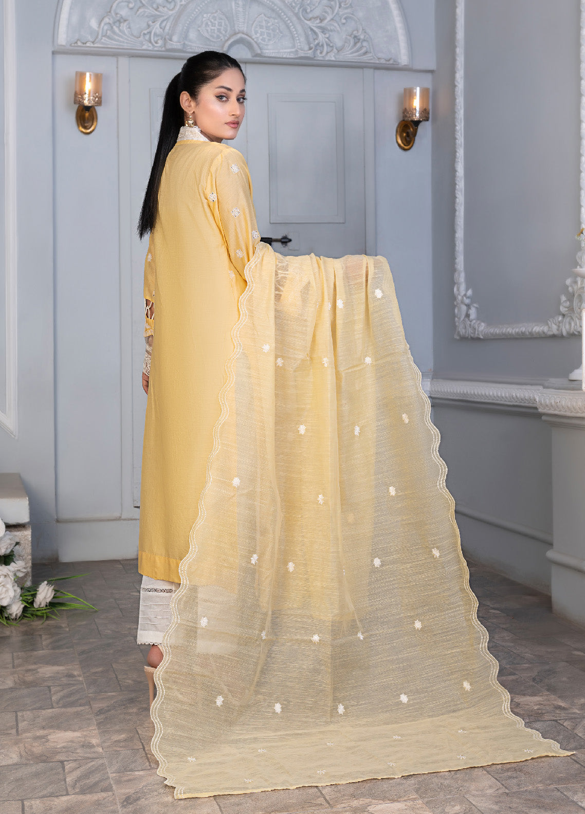 Noorjahan Mushq Chikankari Lawn 3 Piece Unstitched Suit NJ24MCLL-11 Noorjahan Mushq Chikankari Lawn 3 Piece Unstitched Suit NJ24MCLL-11