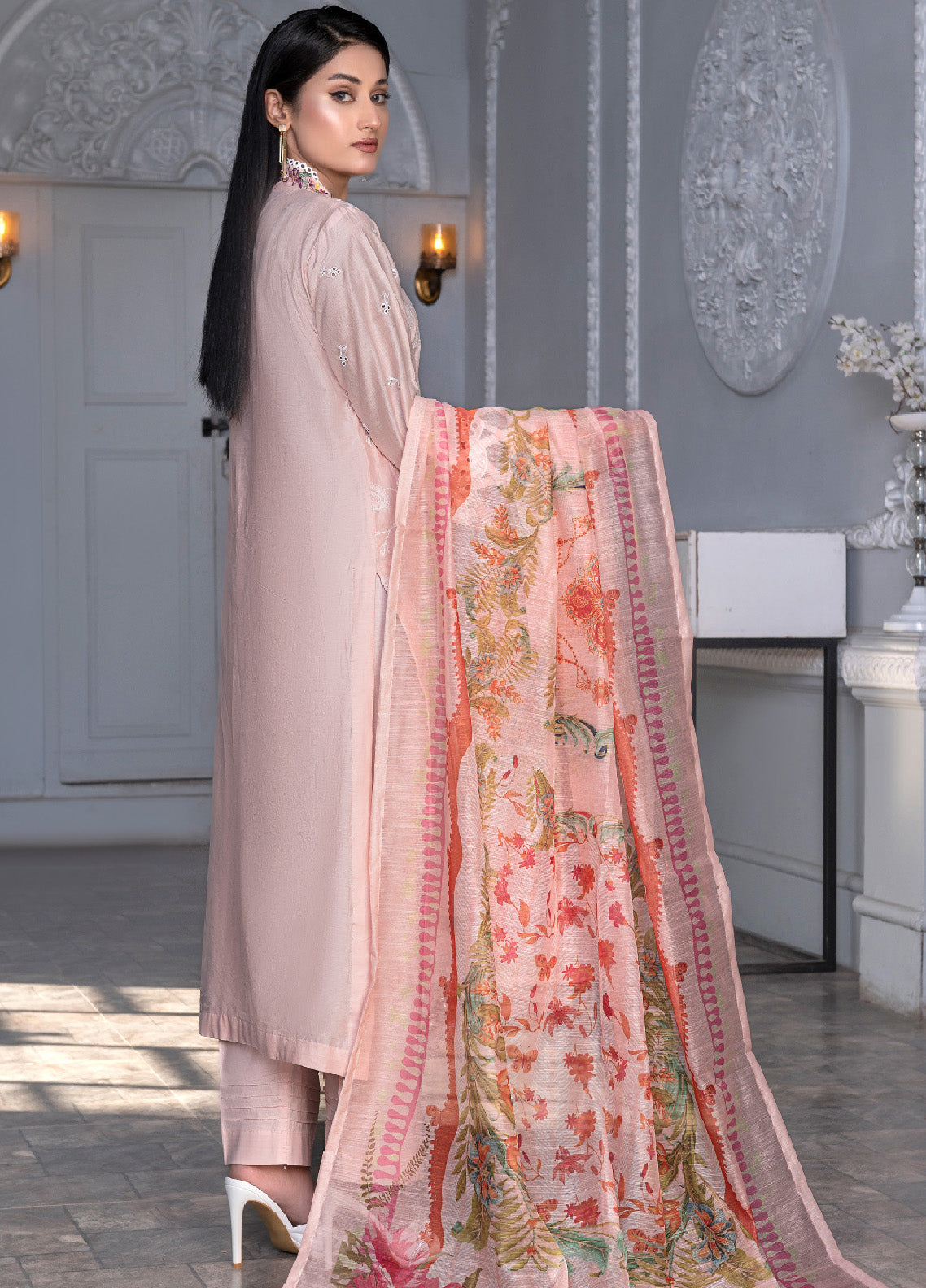 Noorjahan Mushq Chikankari Lawn 3 Piece Unstitched Suit NJ24MCLL-12 Noorjahan Mushq Chikankari Lawn 3 Piece Unstitched Suit NJ24MCLL-12