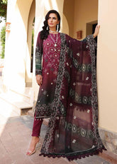 Gardenia By Nureh Embroidered Linen Unstitched 3 Piece Suit - 66