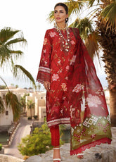 Gardenia By Nureh Embroidered Linen Unstitched 3 Piece Suit - 67