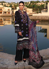 Gardenia By Nureh Embroidered Linen Unstitched 3 Piece Suit - 74
