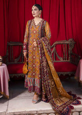 Jhoomro By Nureh Embroidered Chiffon Unstitched 3 Piece Suit - 40