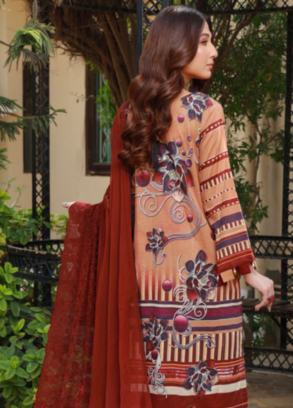 Oodhni By Schick Sequins Embroidered Digital Lawn 3 Piece Unstitched Suit S24OEDL-03 Oodhni By Schick Sequins Embroidered Digital Lawn 3 Piece Unstitched Suit S24OEDL-03