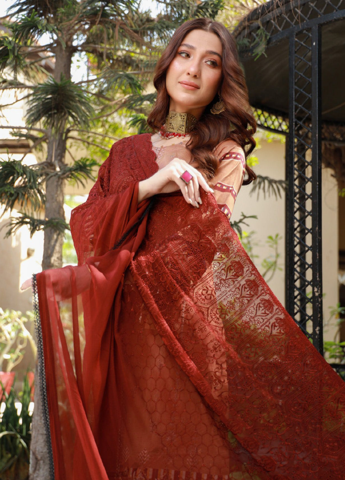 Oodhni By Schick Sequins Embroidered Digital Lawn 3 Piece Unstitched Suit S24OEDL-03 Oodhni By Schick Sequins Embroidered Digital Lawn 3 Piece Unstitched Suit S24OEDL-03