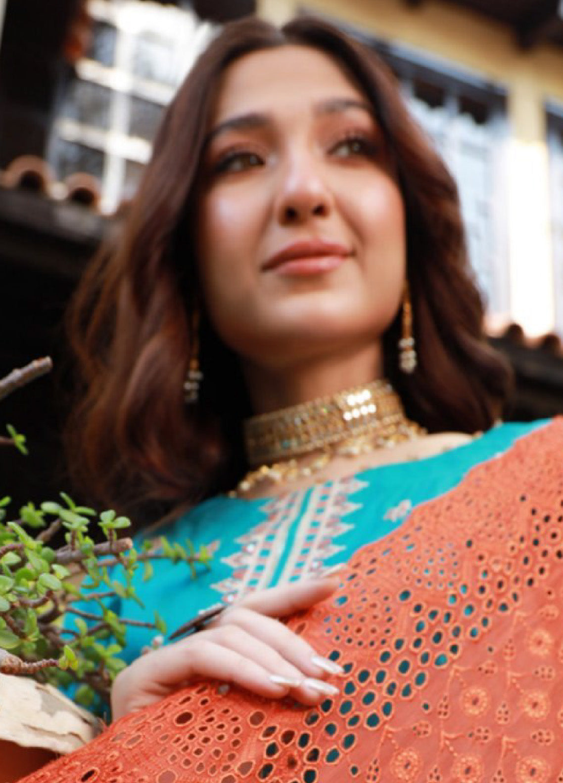 Oodhni By Schick Sequins Embroidered Digital Lawn 3 Piece Unstitched Suit S24OEDL-04 Oodhni By Schick Sequins Embroidered Digital Lawn 3 Piece Unstitched Suit S24OEDL-04