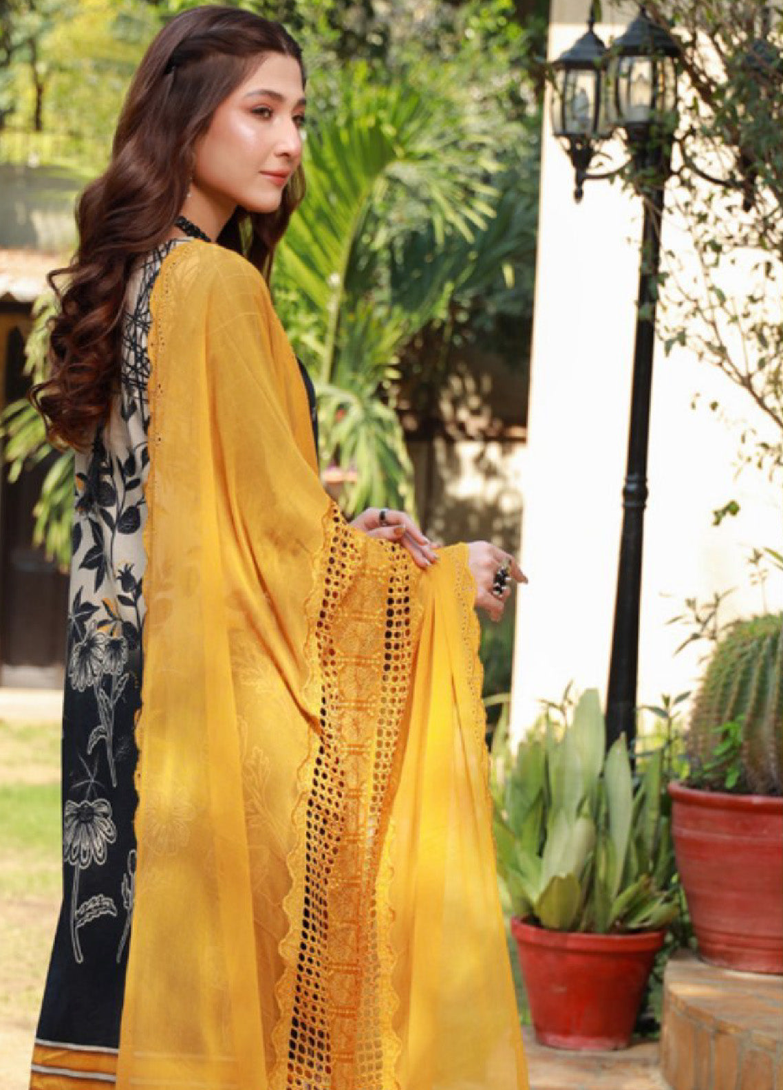 Oodhni By Schick Sequins Embroidered Digital Lawn 3 Piece Unstitched Suit S24OEDL-05 Oodhni By Schick Sequins Embroidered Digital Lawn 3 Piece Unstitched Suit S24OEDL-05