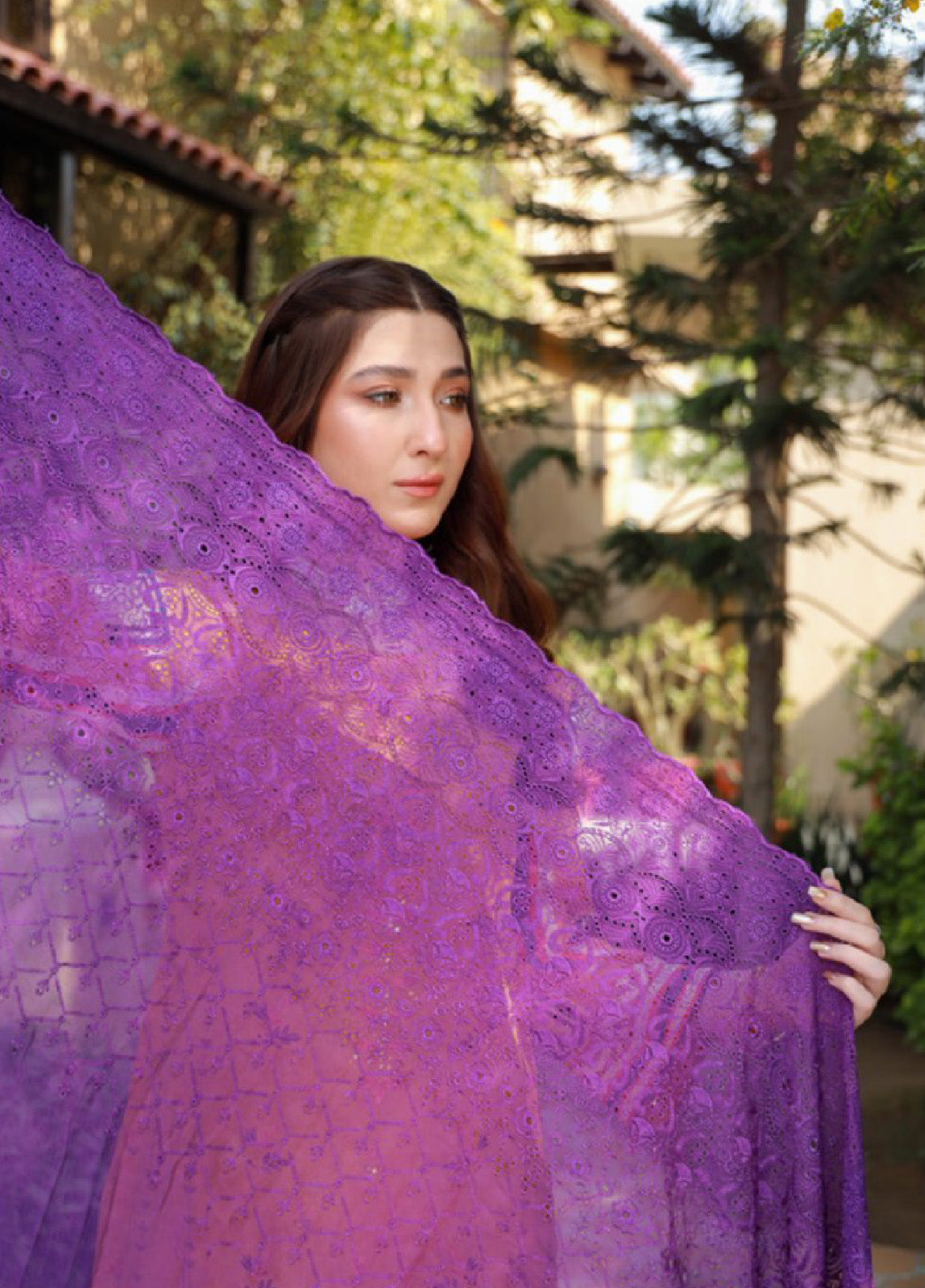 Oodhni By Schick Sequins Embroidered Digital Lawn 3 Piece Unstitched Suit S24OEDL-07 Oodhni By Schick Sequins Embroidered Digital Lawn 3 Piece Unstitched Suit S24OEDL-07