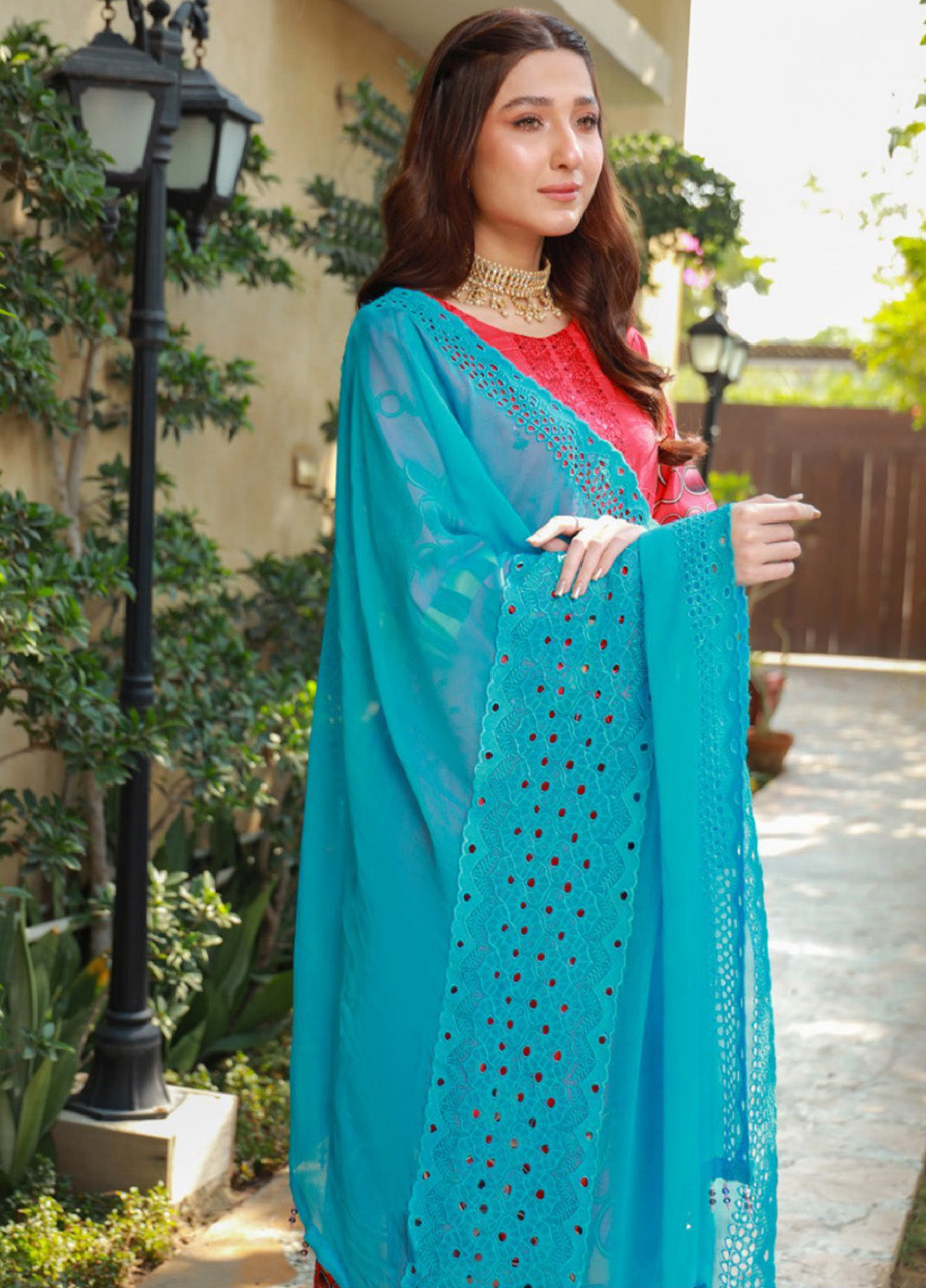 Oodhni By Schick Sequins Embroidered Digital Lawn 3 Piece Unstitched Suit S24OEDL-10 Oodhni By Schick Sequins Embroidered Digital Lawn 3 Piece Unstitched Suit S24OEDL-10