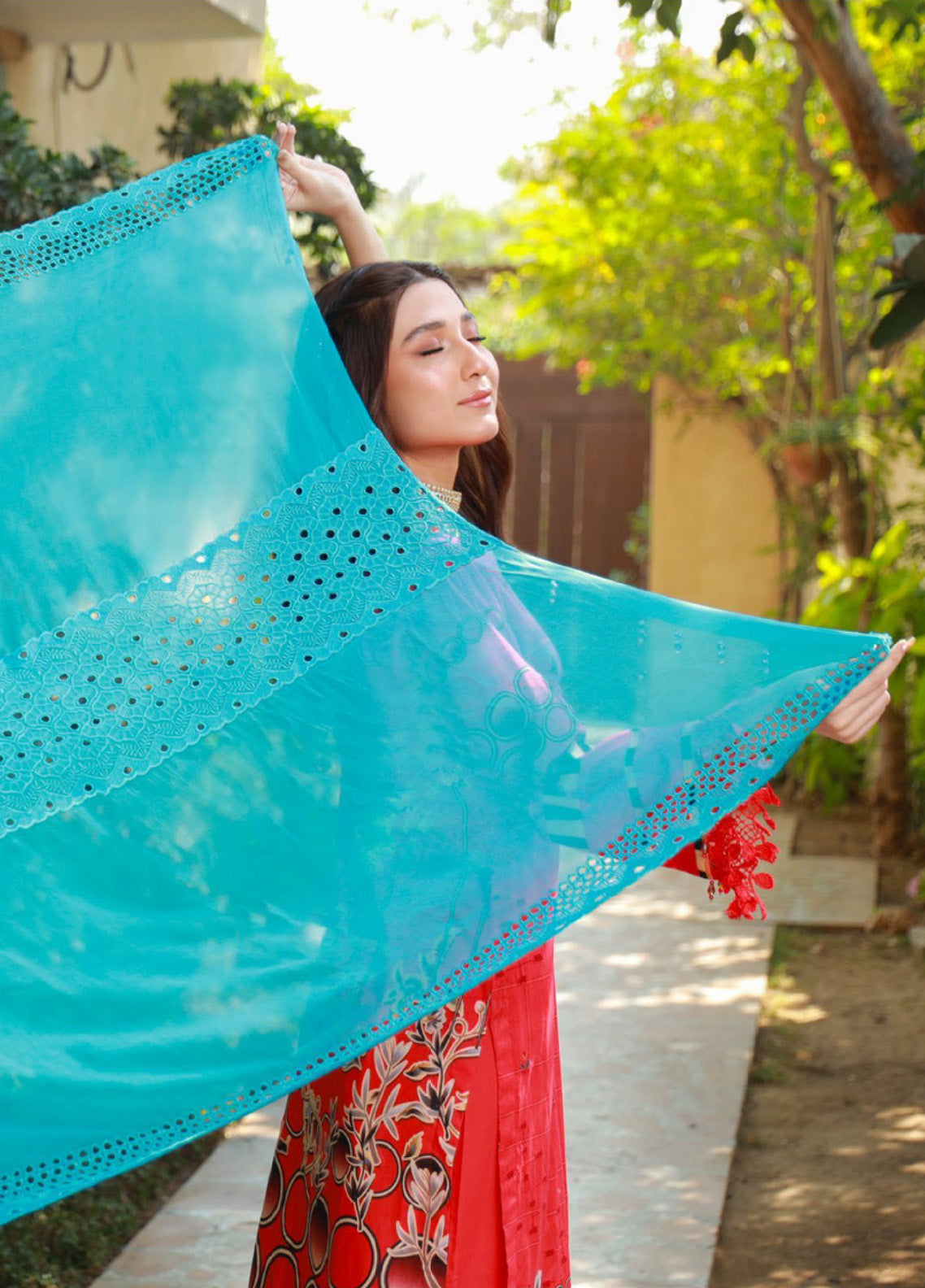 Oodhni By Schick Sequins Embroidered Digital Lawn 3 Piece Unstitched Suit S24OEDL-10 Oodhni By Schick Sequins Embroidered Digital Lawn 3 Piece Unstitched Suit S24OEDL-10