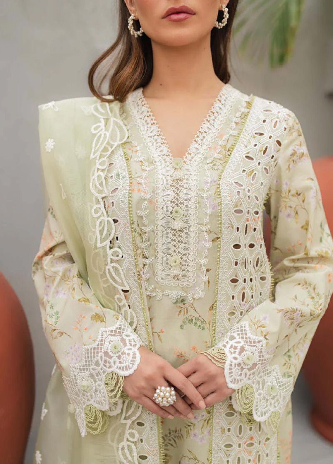 Qalamkar Qline Embroidered Lawn 3 Piece Unstitched Suit Q24QEL-01 EULALIA Qalamkar Qline Embroidered Lawn 3 Piece Unstitched Suit Q24QEL-01 EULALIA