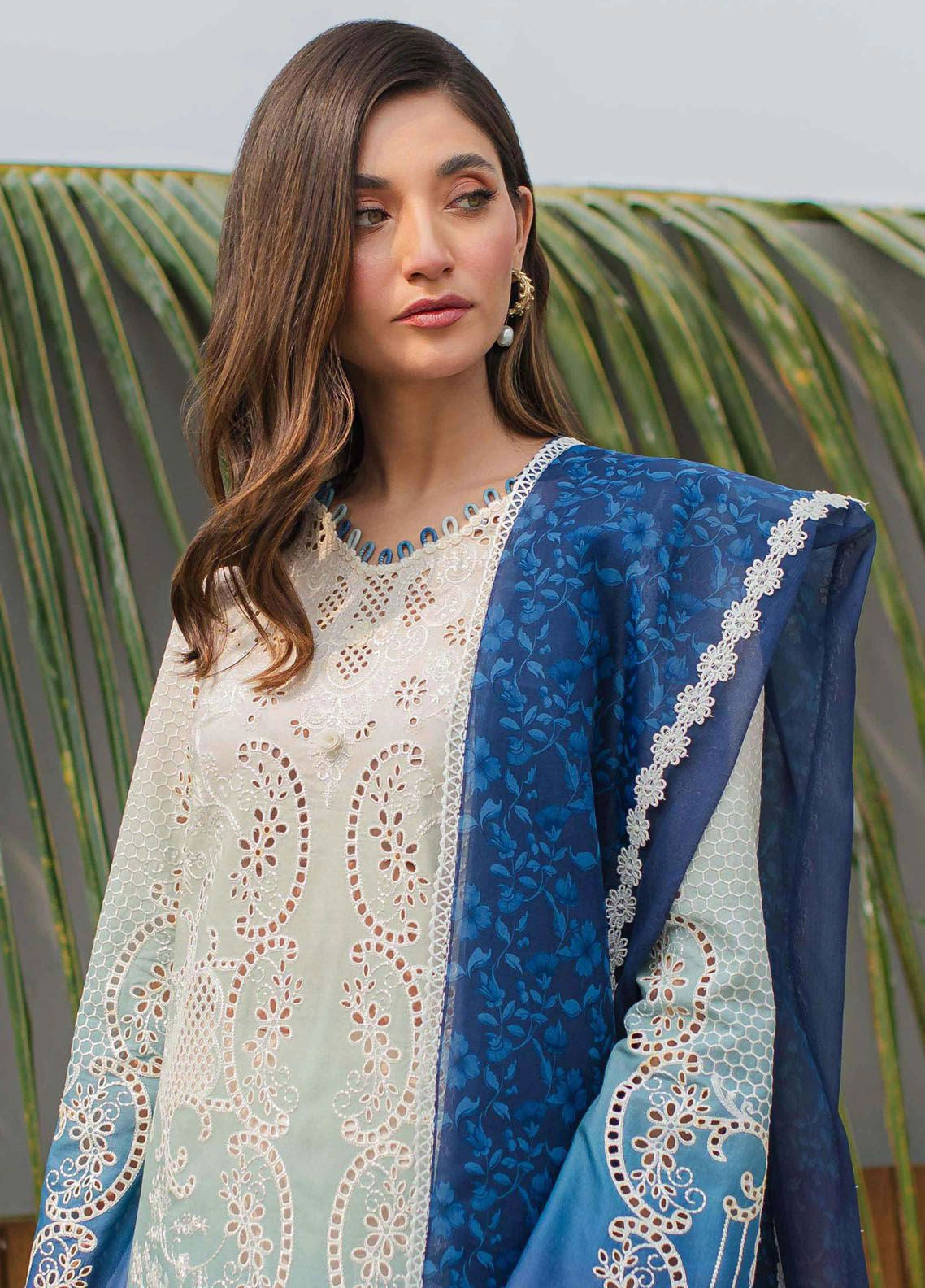 Qalamkar Qline Embroidered Lawn 3 Piece Unstitched Suit Q24QEL-07 ELZA Qalamkar Qline Embroidered Lawn 3 Piece Unstitched Suit Q24QEL-07 ELZA