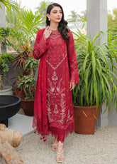 Qalamkar Qline Embroidered Lawn 3 Piece Unstitched Suit Q24QEL-14 MANON