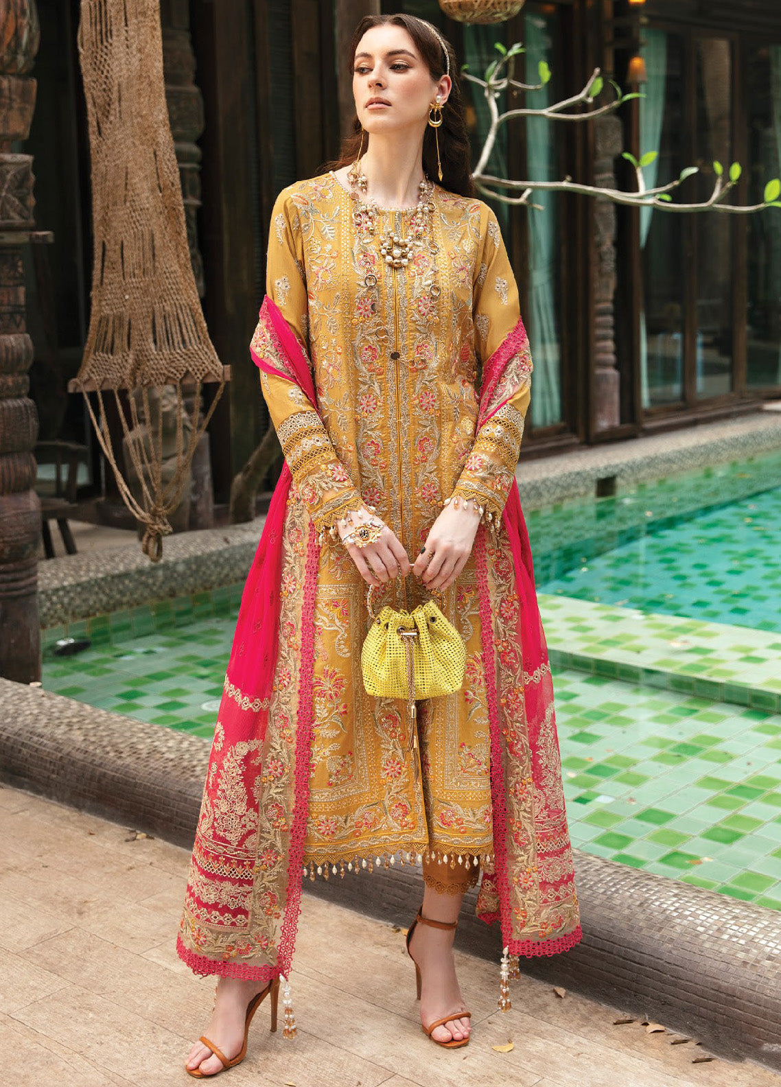 Reve By Serene Luxury Embroidered Lawn 3 Piece Unstitched Suit S24RLL SL-53 Reve By Serene Luxury Embroidered Lawn 3 Piece Unstitched Suit S24RLL SL-53