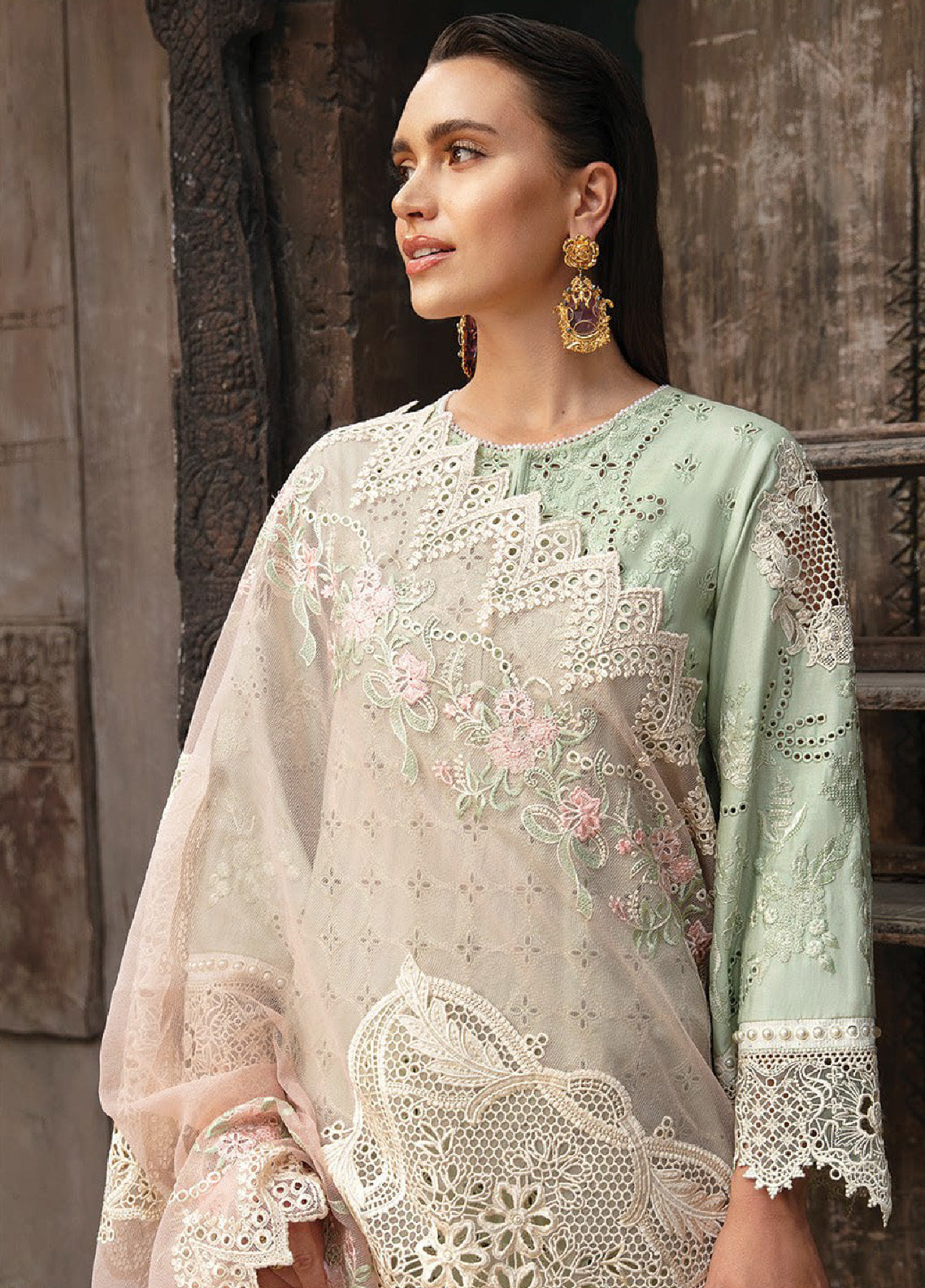 Reve By Serene Luxury Embroidered Lawn 3 Piece Unstitched Suit S24RLL SL-57 Reve By Serene Luxury Embroidered Lawn 3 Piece Unstitched Suit S24RLL SL-57