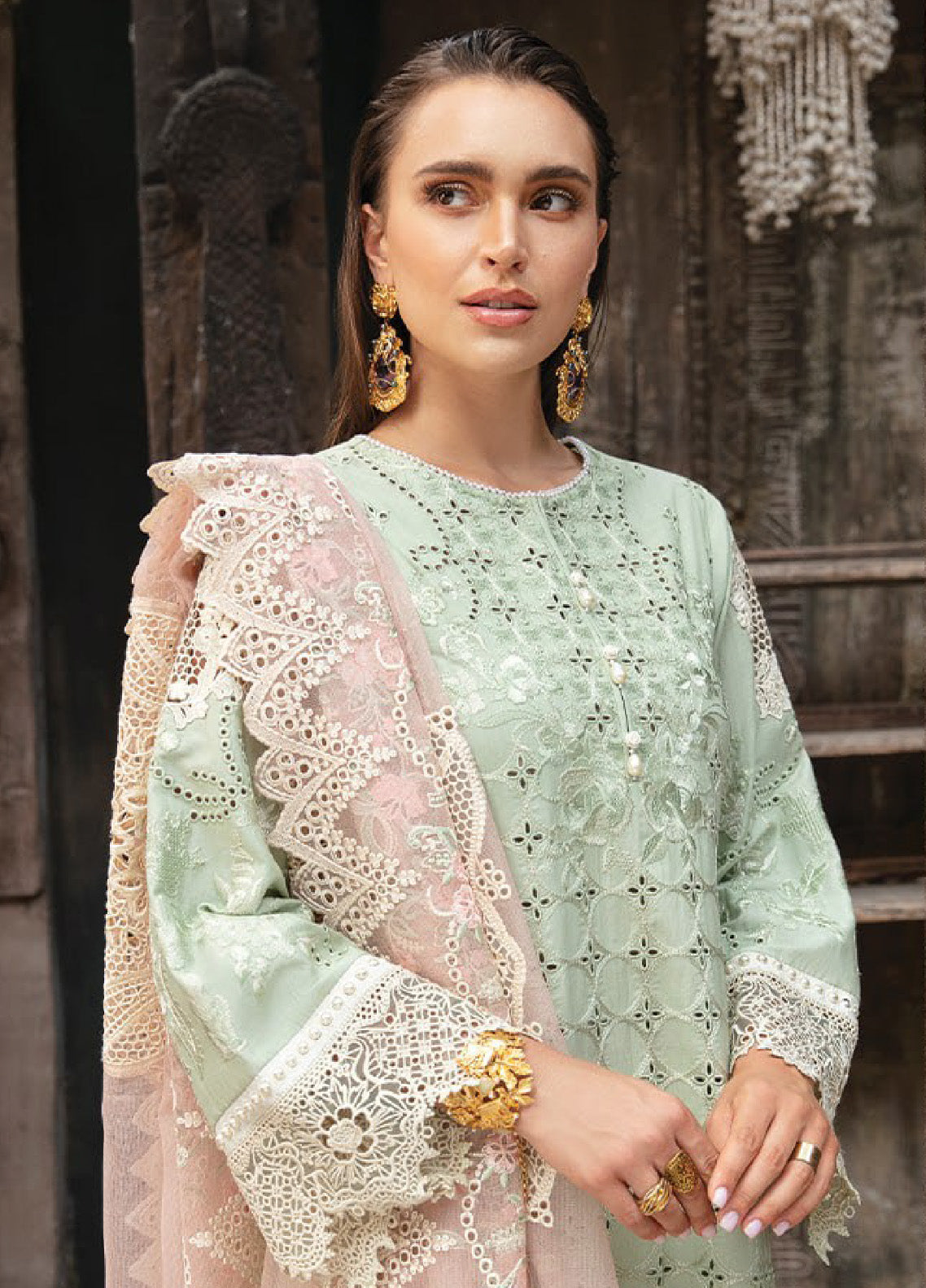 Reve By Serene Luxury Embroidered Lawn 3 Piece Unstitched Suit S24RLL SL-57 Reve By Serene Luxury Embroidered Lawn 3 Piece Unstitched Suit S24RLL SL-57