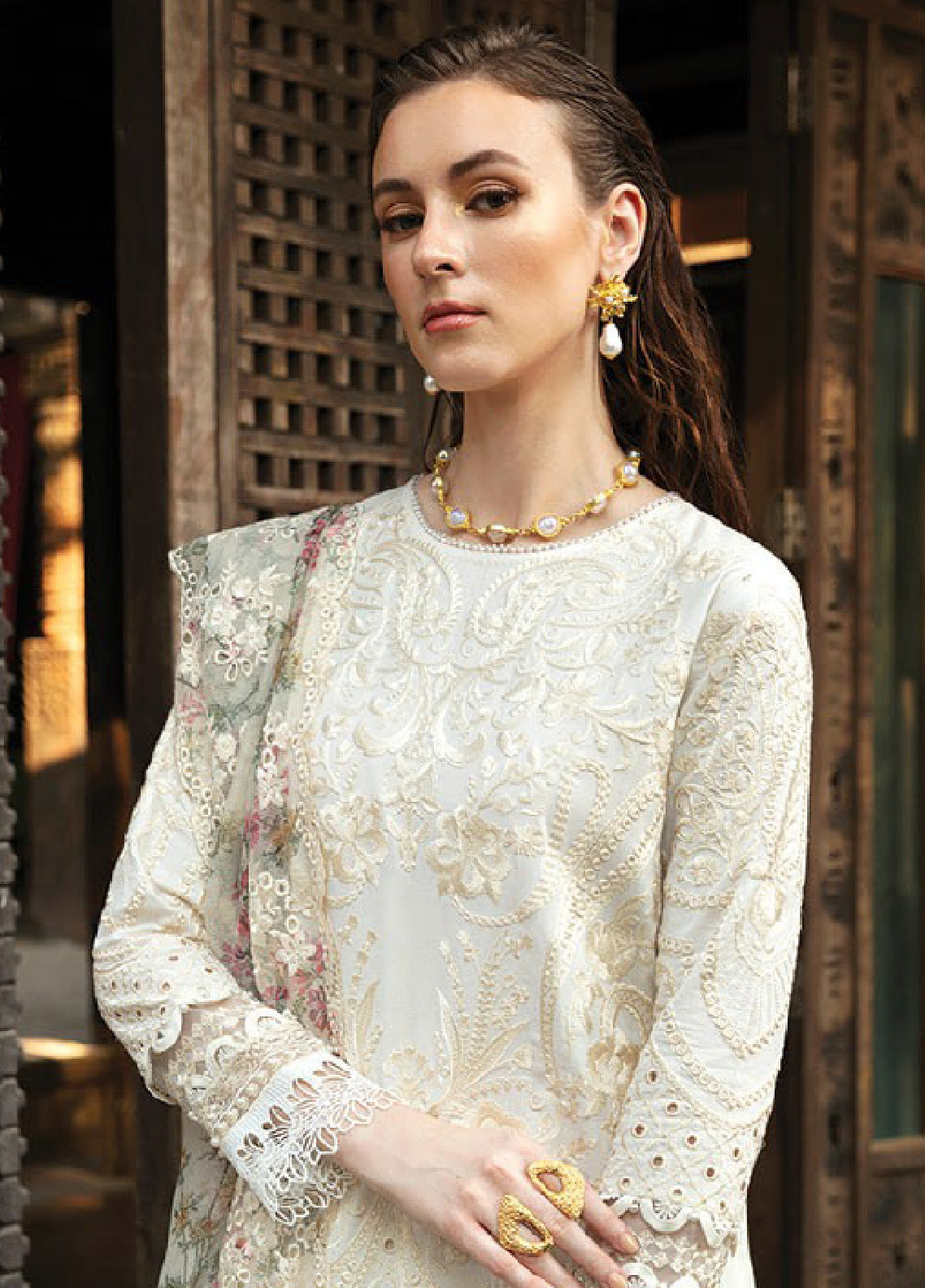 Reve By Serene Luxury Embroidered Lawn 3 Piece Unstitched Suit S24RLL SL-60 Reve By Serene Luxury Embroidered Lawn 3 Piece Unstitched Suit S24RLL SL-60