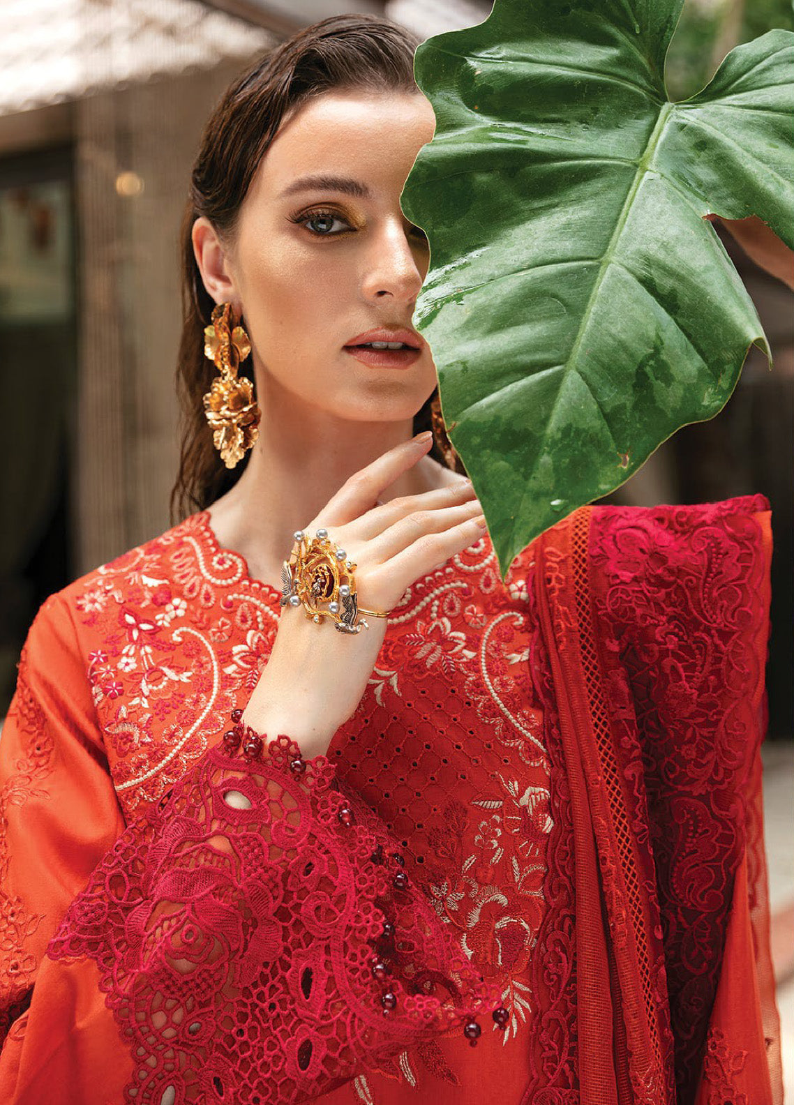 Reve By Serene Luxury Embroidered Lawn 3 Piece Unstitched Suit S24RLL SL-61 Reve By Serene Luxury Embroidered Lawn 3 Piece Unstitched Suit S24RLL SL-61