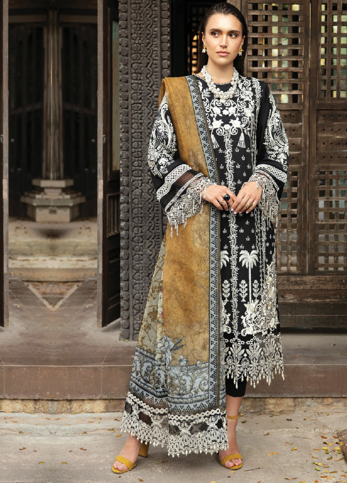 Reve By Serene Luxury Embroidered Lawn 3 Piece Unstitched Suit S24RLL SL-64 Reve By Serene Luxury Embroidered Lawn 3 Piece Unstitched Suit S24RLL SL-64