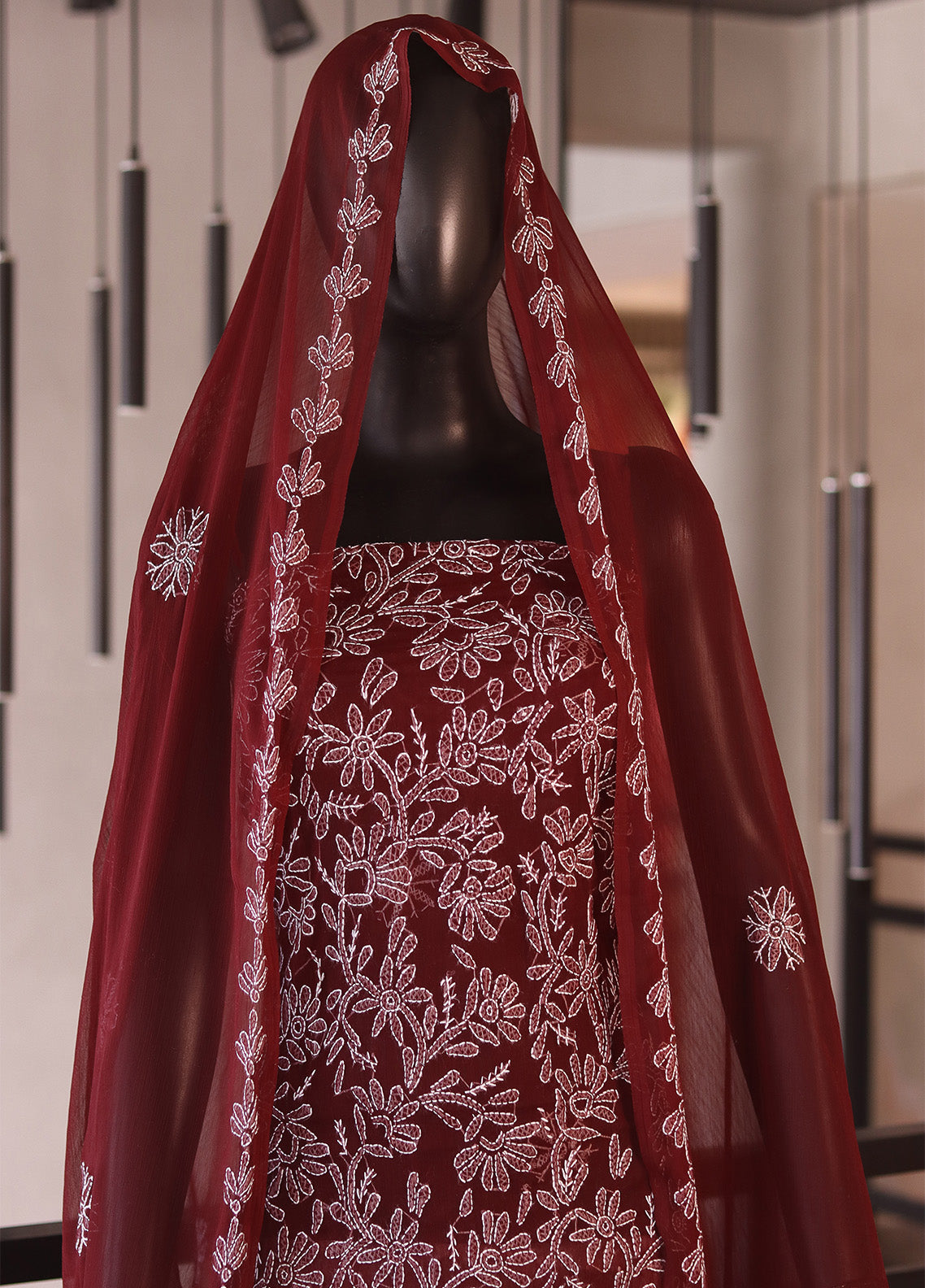 Royal Fashion Exclusive Bamber Chiffon Shadow Anchor Thread 2 Piece Unstitched RF24BEC-3-204159 Royal Fashion Exclusive Bamber Chiffon Shadow Anchor Thread 2 Piece Unstitched RF24BEC-3-204159