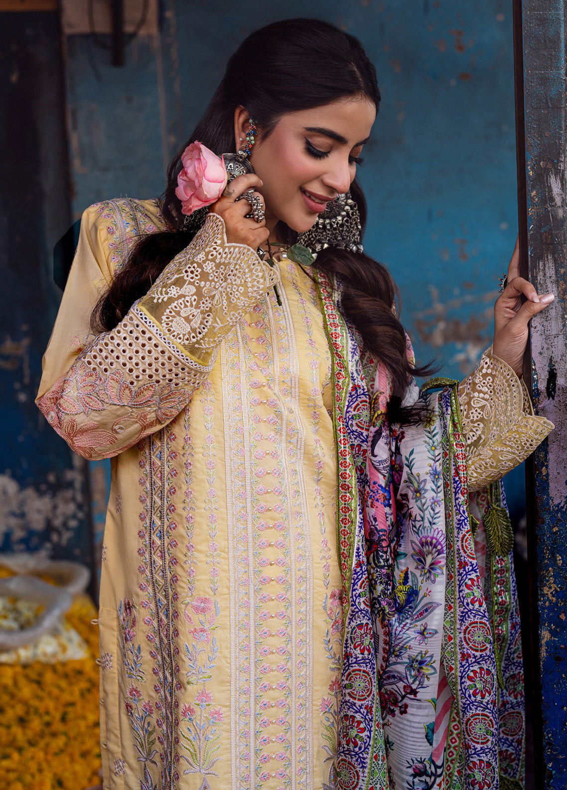 Sahakari By Sahane Chikankari Lawn 3 Piece Unstitched Suit S24SKCL CT-10003 ZEENAT Sahakari By Sahane Chikankari Lawn 3 Piece Unstitched Suit S24SKCL CT-10003 ZEENAT