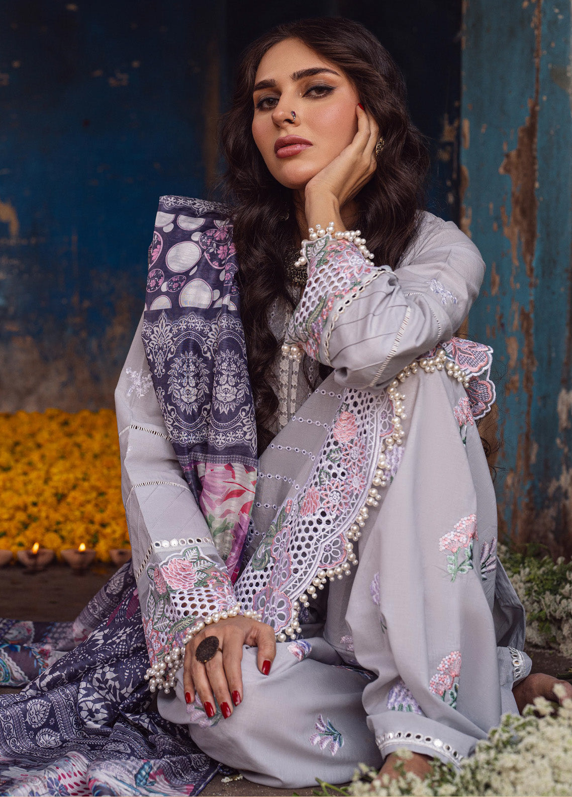 Sahakari By Sahane Chikankari Lawn 3 Piece Unstitched Suit S24SKCL CT-10007 DASTAAN Sahakari By Sahane Chikankari Lawn 3 Piece Unstitched Suit S24SKCL CT-10007 DASTAAN