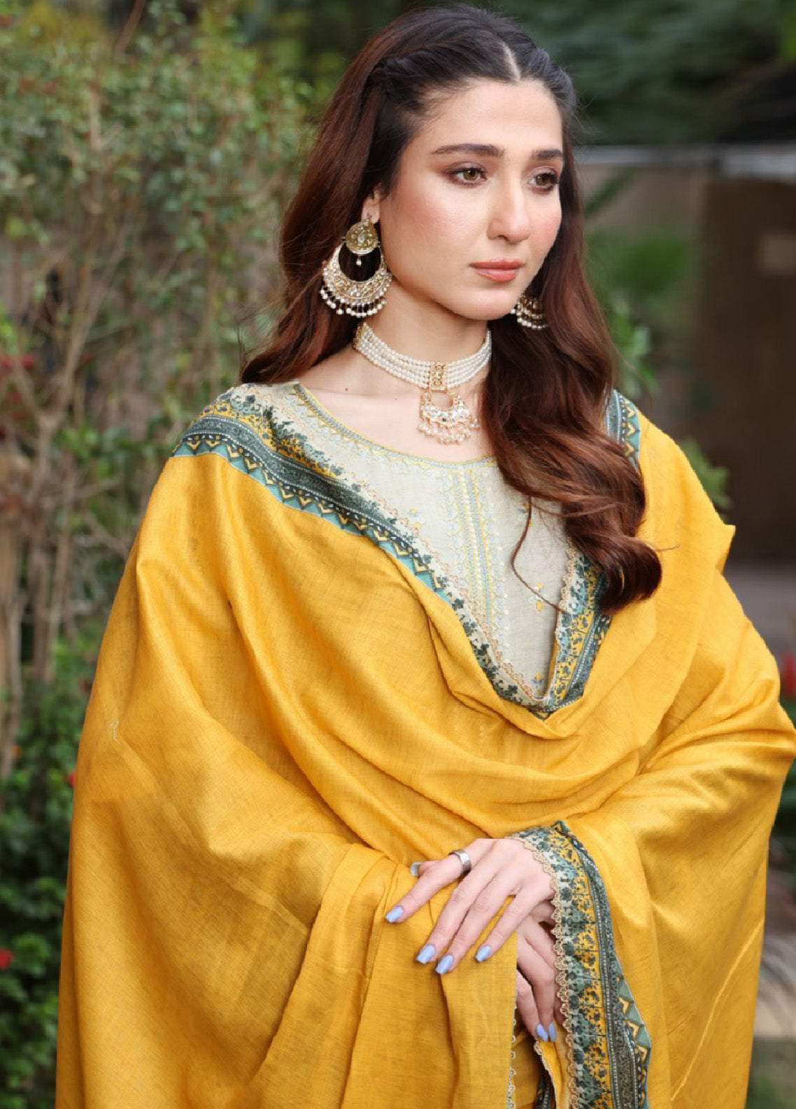 Satrangi By Schick Sequins Embroidered Digital Lawn 3 Piece Unstitched Suit S24SEDL-01 Satrangi By Schick Sequins Embroidered Digital Lawn 3 Piece Unstitched Suit S24SEDL-01