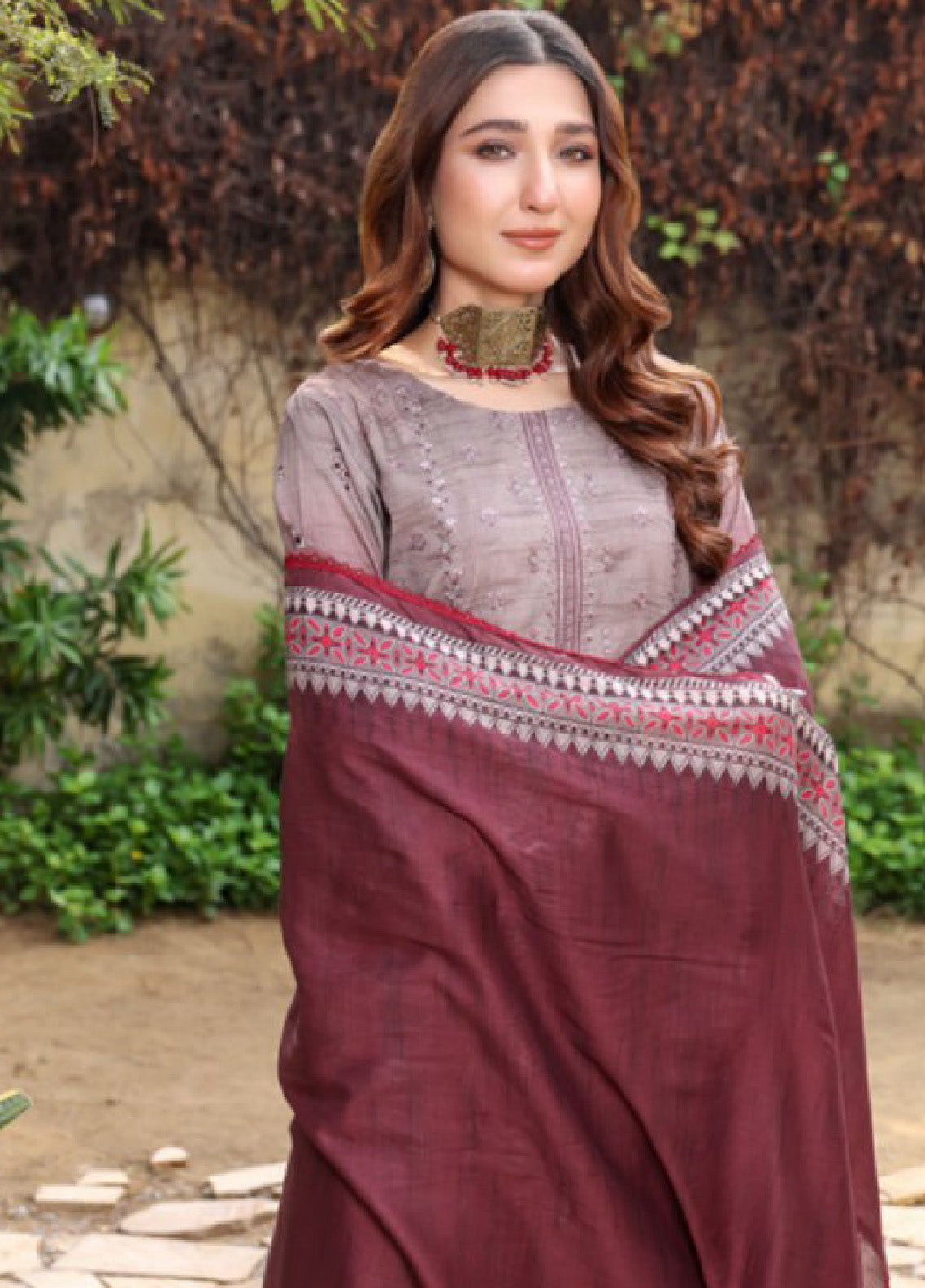 Satrangi By Schick Sequins Embroidered Digital Lawn 3 Piece Unstitched Suit S24SEDL-02 Satrangi By Schick Sequins Embroidered Digital Lawn 3 Piece Unstitched Suit S24SEDL-02