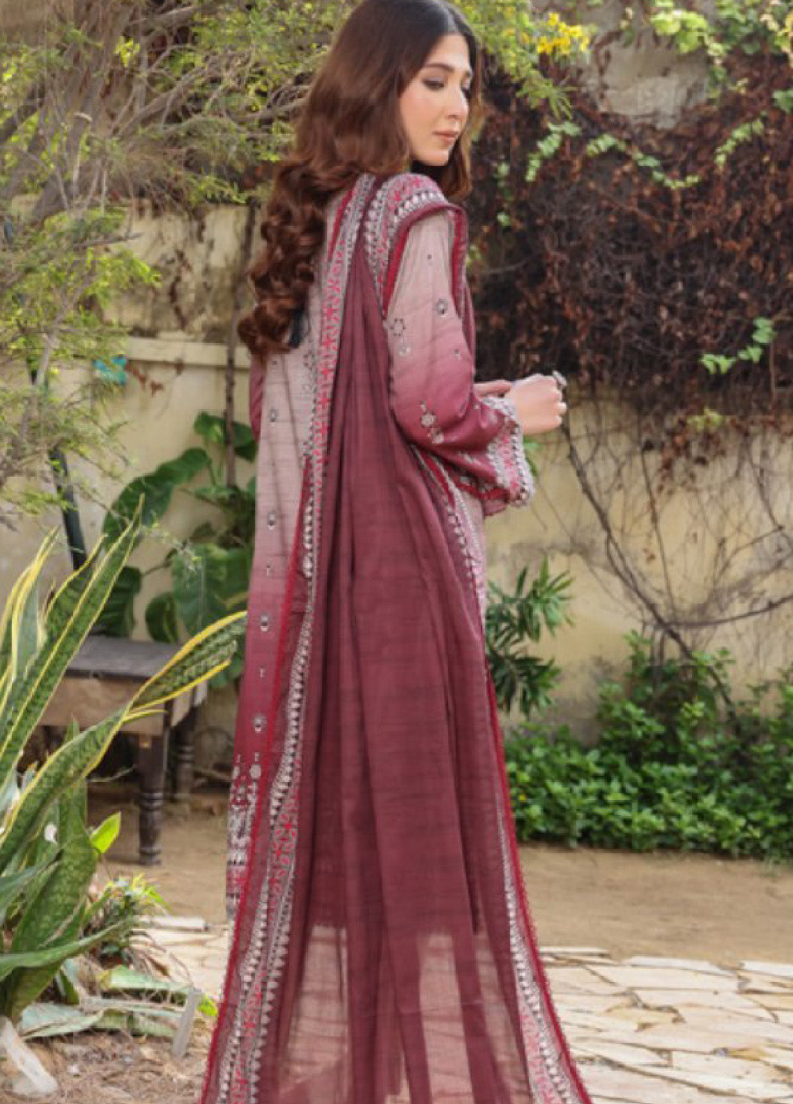 Satrangi By Schick Sequins Embroidered Digital Lawn 3 Piece Unstitched Suit S24SEDL-02 Satrangi By Schick Sequins Embroidered Digital Lawn 3 Piece Unstitched Suit S24SEDL-02