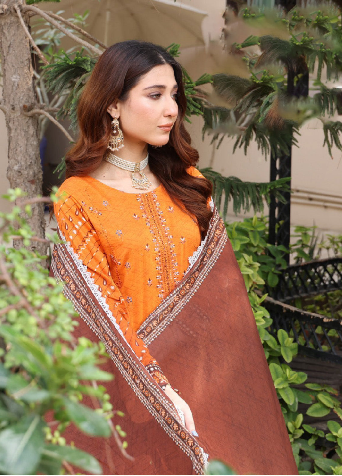 Satrangi By Schick Sequins Embroidered Digital Lawn 3 Piece Unstitched Suit S24SEDL-06 Satrangi By Schick Sequins Embroidered Digital Lawn 3 Piece Unstitched Suit S24SEDL-06